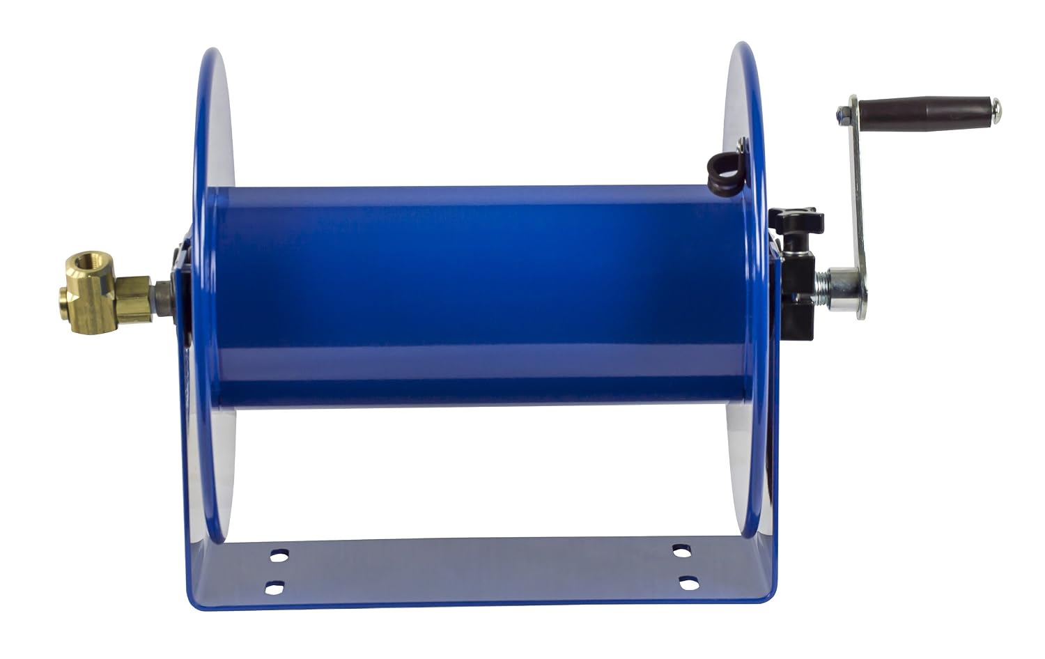 Coxreels 112-3-100 Hand Crank Hose Reel - Heavy-Duty Steel Frame for Stability - Adjustable Tension Brake for Controlled Operation- Fits 3/8 x 100 ft Hose - 12 x 18.25 x 13 inches