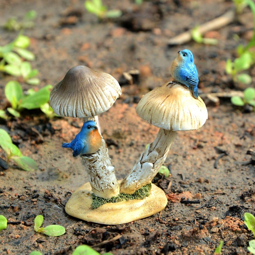 Top Collection Miniature Fairy Garden and Terrarium Statue, Mini Dragon, Green