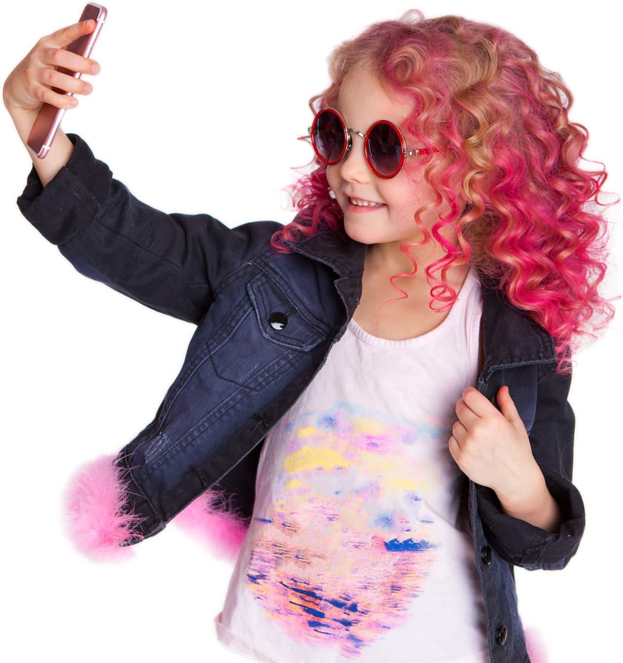 Desire Deluxe Girls Gifts Hair Chalk - 10 Temporary Washable Color Pens for Kids, Teenage, Make Up & Dress Up Colourful Styles Set Toy for Christmas