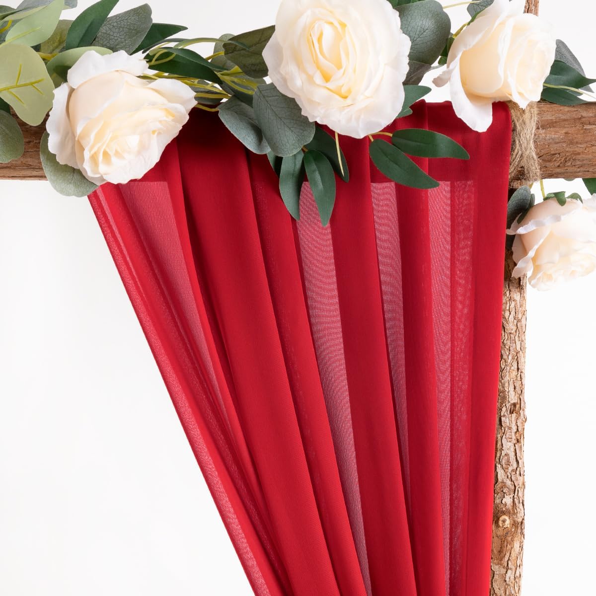 Wedding Arch Draping Fabric Sheer Chiffon Curtain Drape Wedding Party Decor