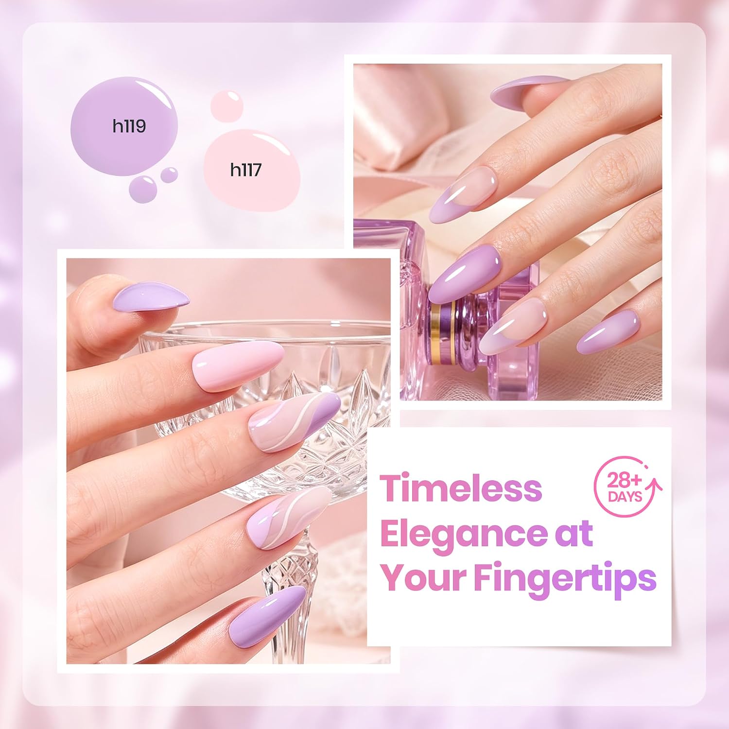 Beetles Green Gel Polish Set, 6 Colors Misty Forest Collection