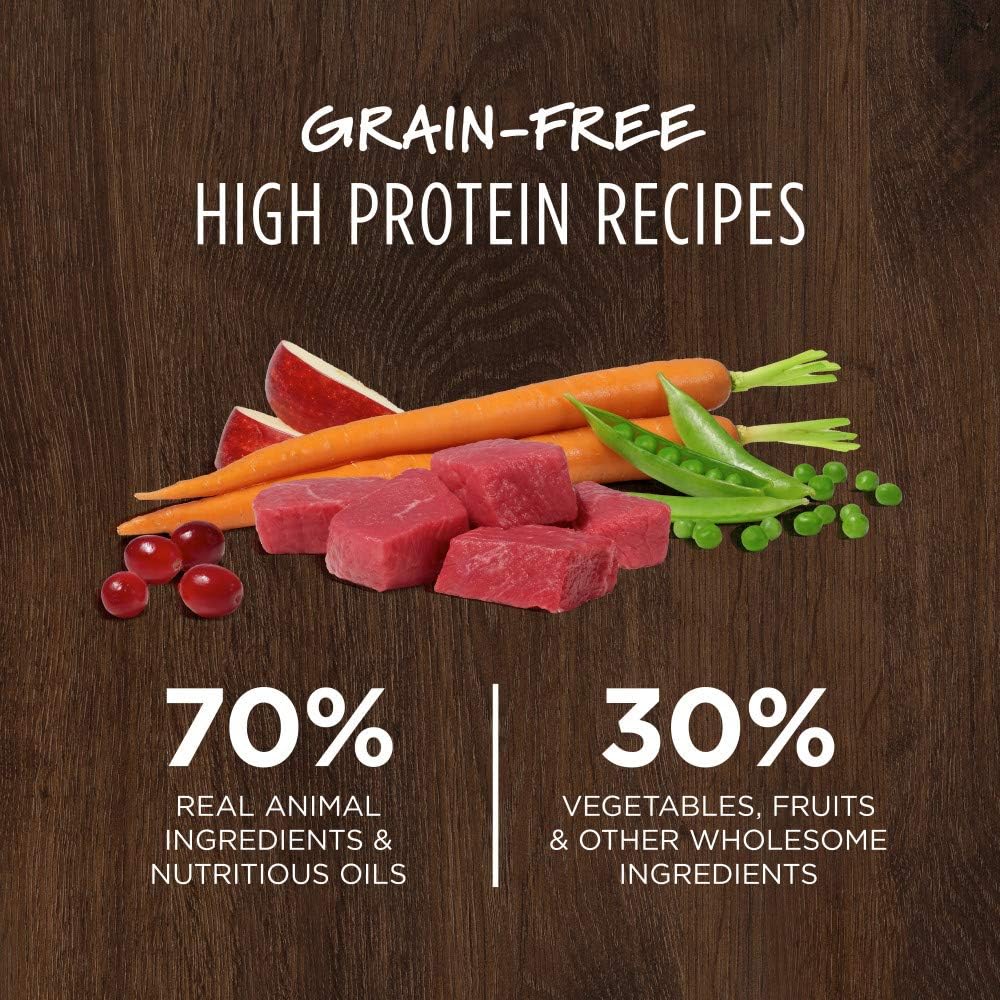 Instinct Original Dry Dog Food, Raw Coated Kibble, Real Chicken, 4 lb. Bag | Raw-coated kibble with cage-free chicken for strong muscles, digestive health, and healthy skin & coat, grain-free