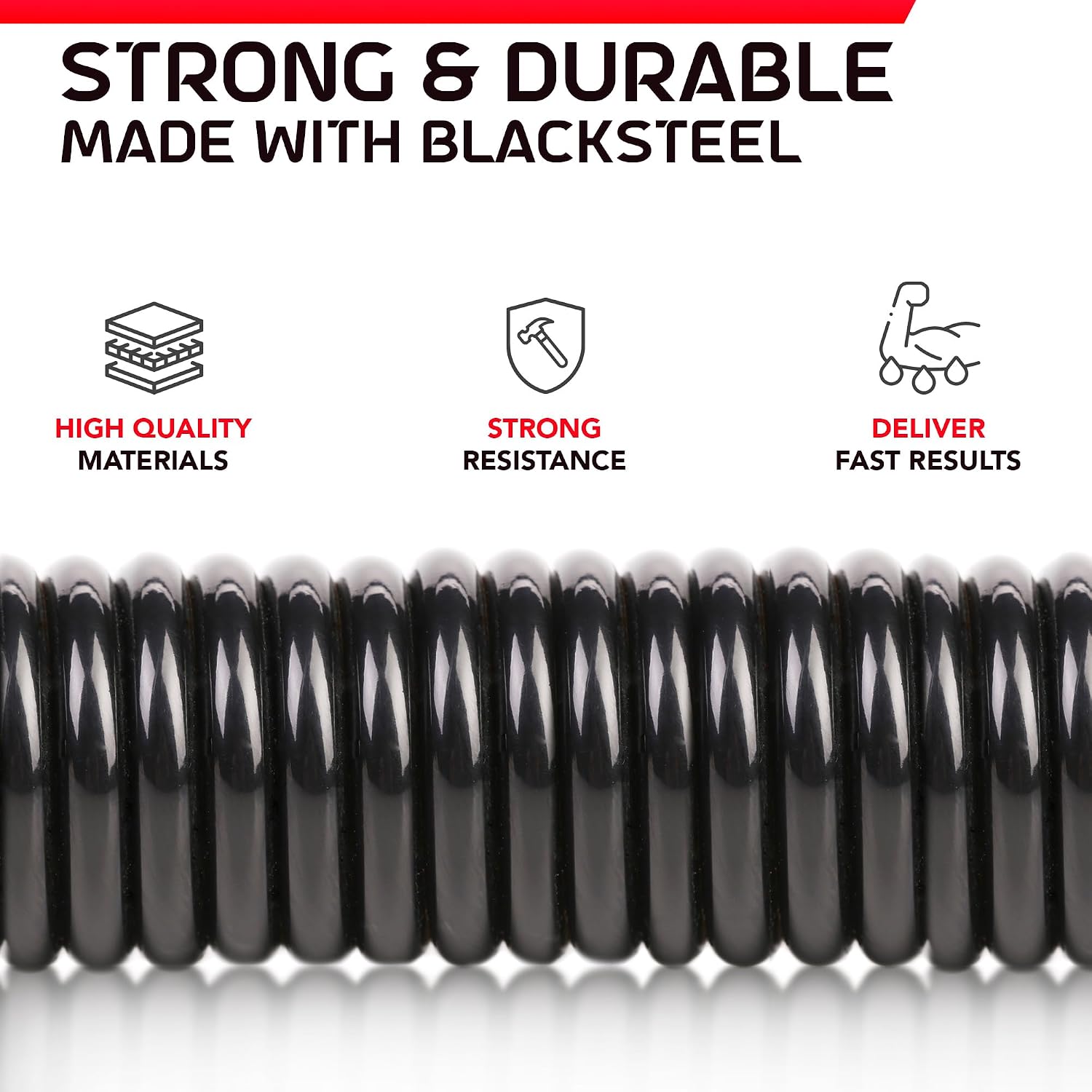Zenooze's Power Twister Flex Bar, The Ultimate Upper Body Exercise Equipment for Strengthening Your Chest Workout, Shoulders, Biceps, Arms