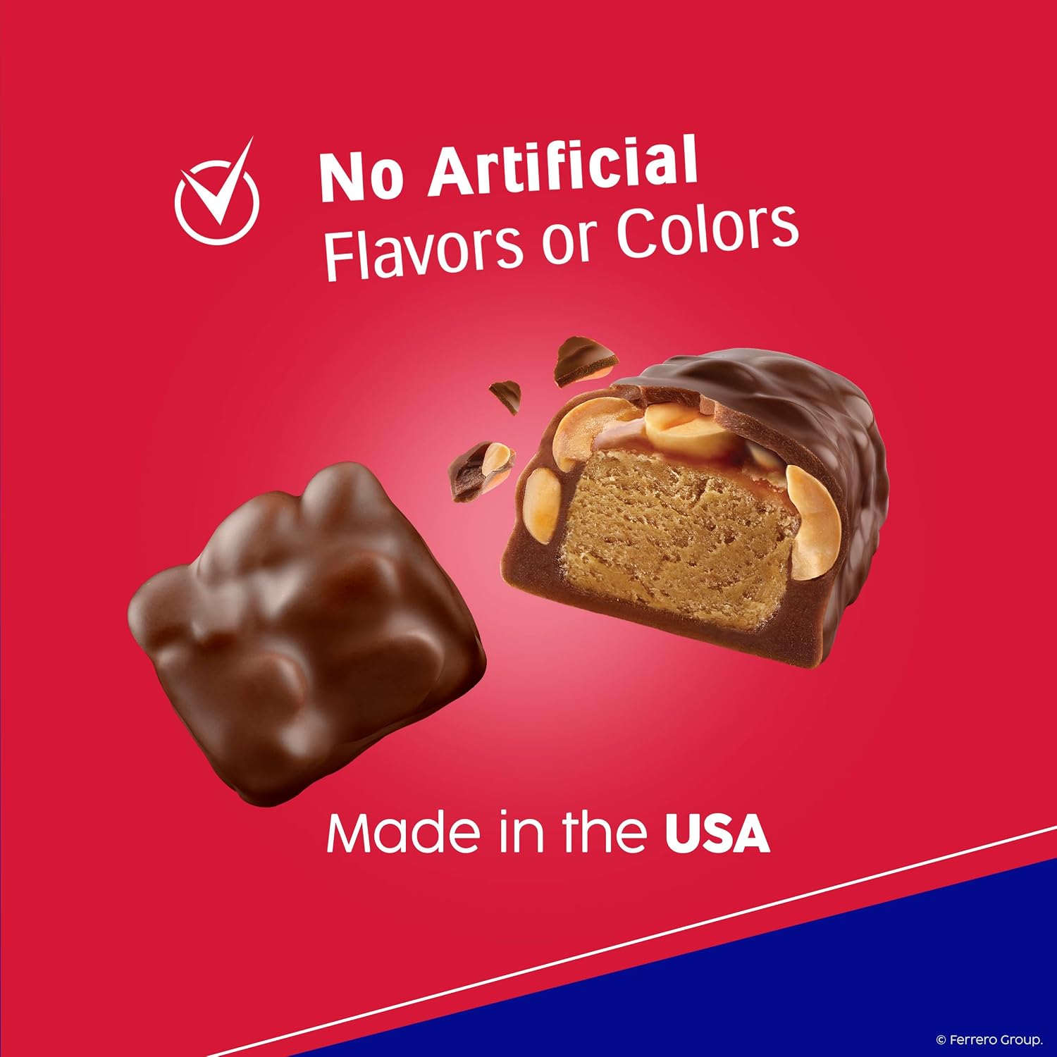 Baby Ruth, Chocolatey, Peanut, Caramel, Nougat, Full Size Individually Wrapped Candy Bars, 1.9 oz each, Bulk 24 Pack