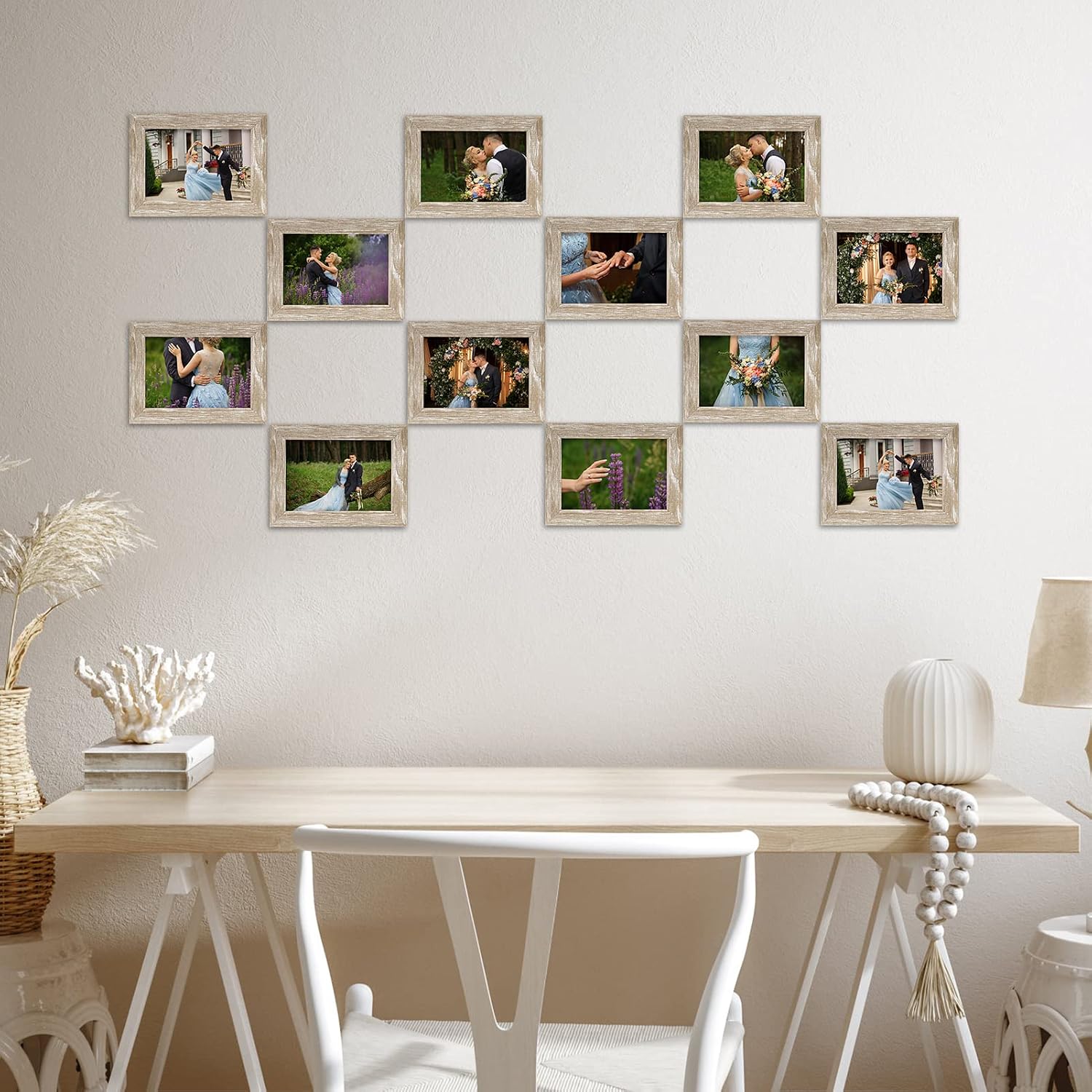 Giftgarden Black 8x10 Picture Frame Bulk, Multi 8 x 10 Photo Frames Set for Wall Hanging or Tabletop, 12 Pack