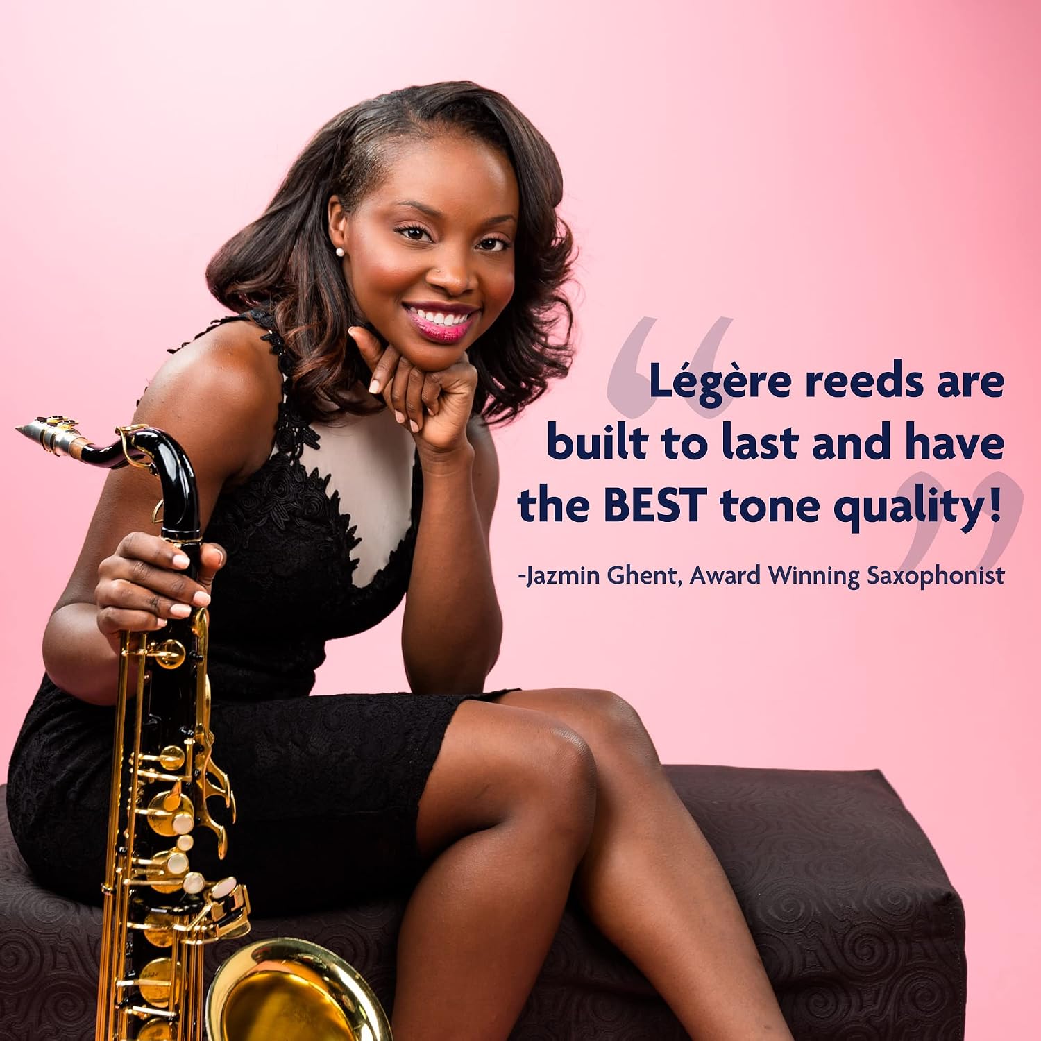 Légère Reeds - Alto Saxophone Reed, Signature, Strength 2.50 (ASG2.50) - Premium Synthetic Woodwind Reed