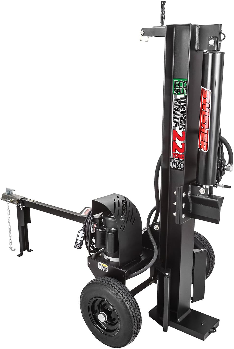 Swisher LS22E 120V Timber Brute Eco Split Electric Log Splitter, 22 Ton, Black