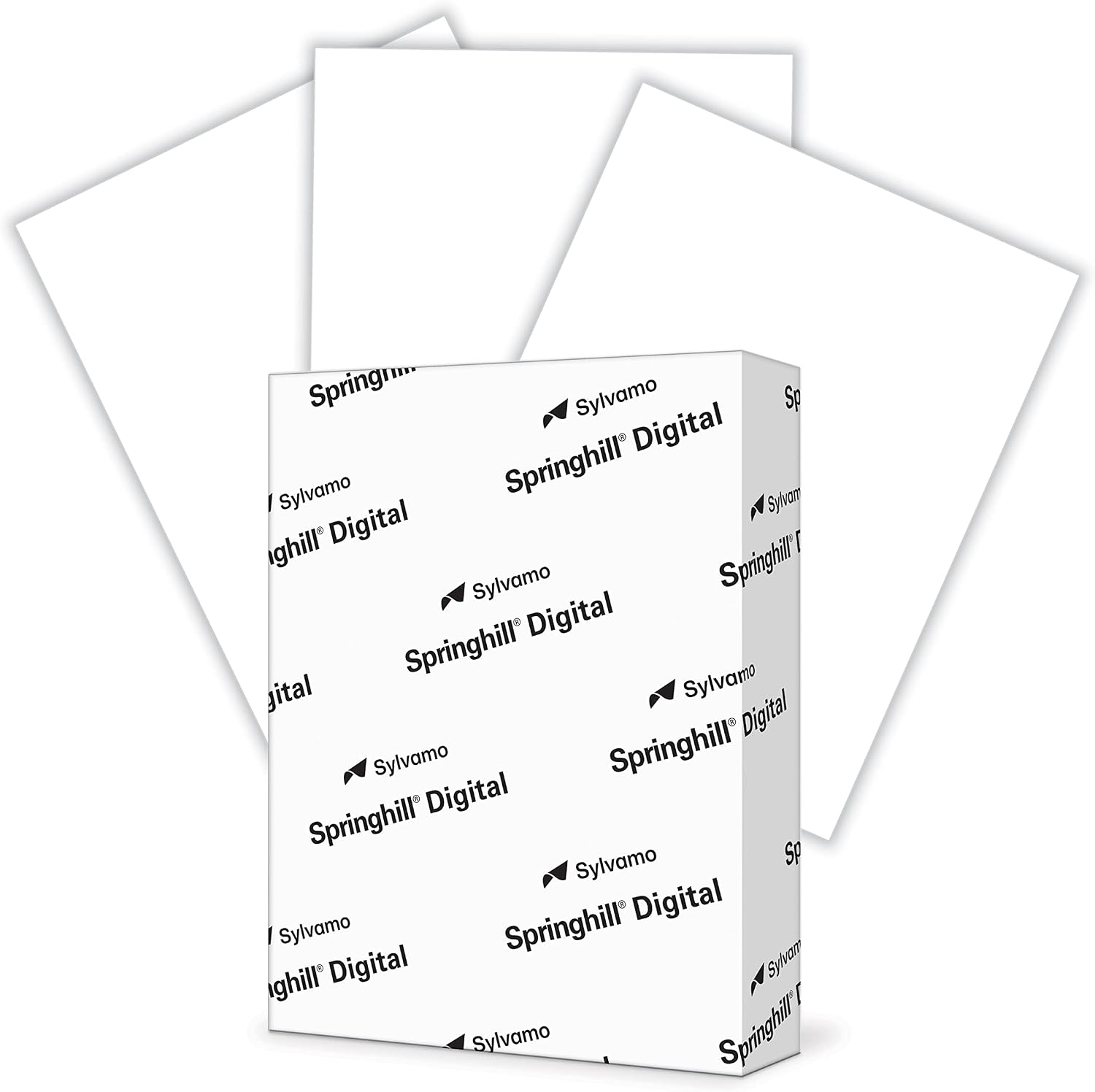 Springhill White 8.5” x 11” Cardstock Paper, 90lb, 163gsm, 250 Sheets (1 Ream) – Premium Lightweight Cardstock, Printer Paper with Smooth Finish for Greeting Cards, Flyers, Scrapbooking – 015101R