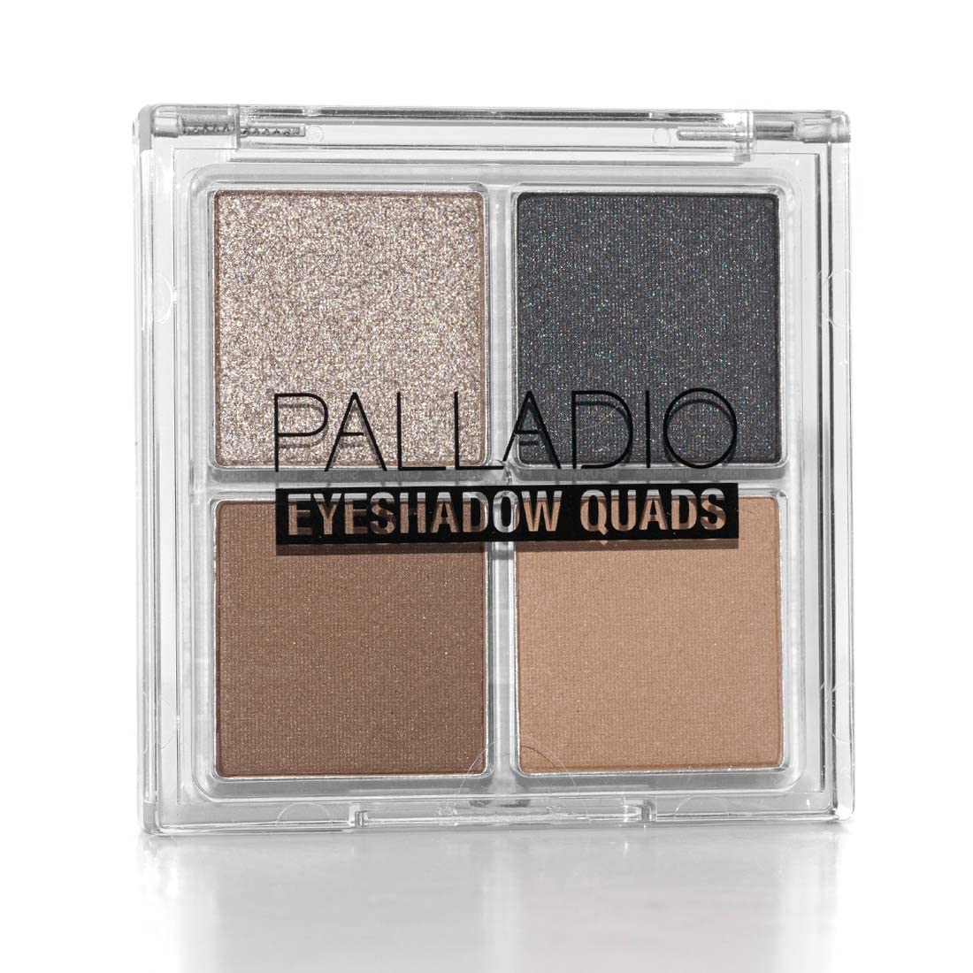 Palladio Eyeshadow Quads, Velvety Pigmented Blendable Matte, Metallic and Shimmer Finishes, Creamy Formula, Four Way Quad Eye Shadow Palette, Talc-Free (Ballerina)