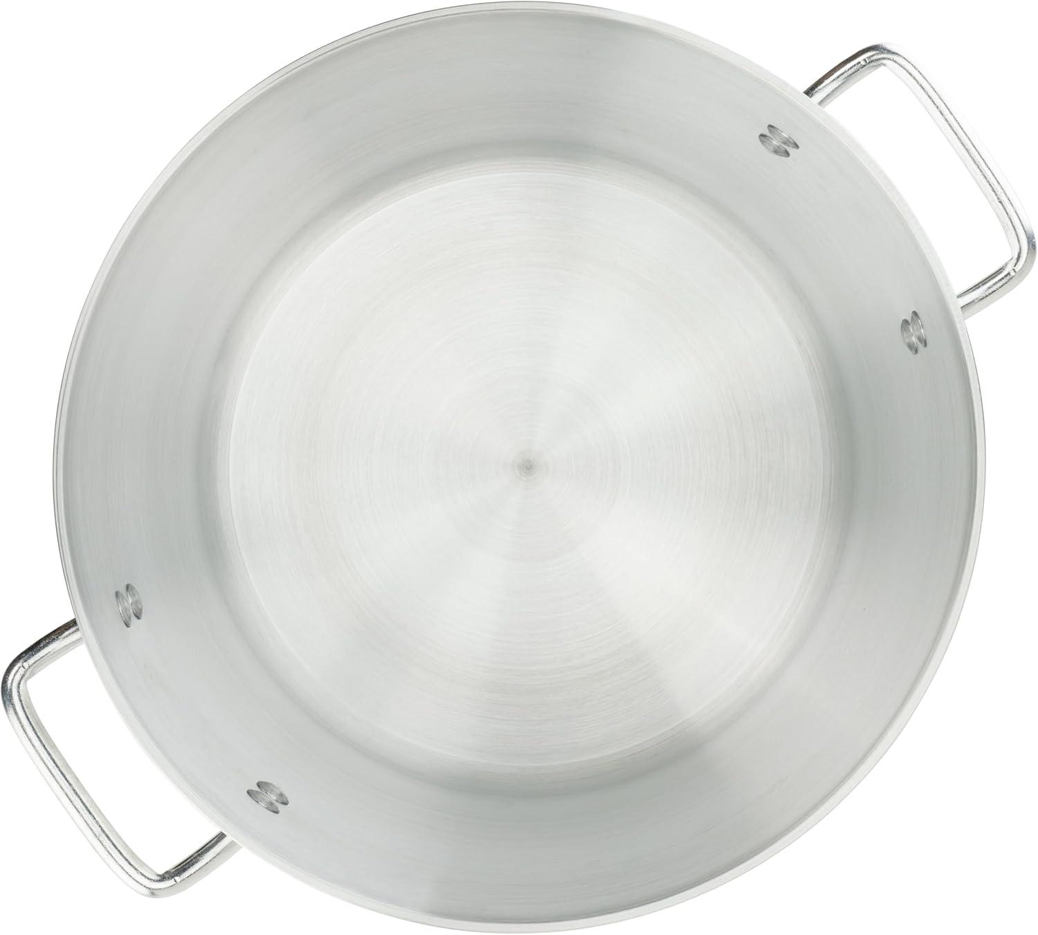 Winco 20 qt Aluminum Heavy-Duty Stock Pot | Thick walls, Riveted handles, Wide base, Great for Stocks, Soups, Pasta and Batch Cooking