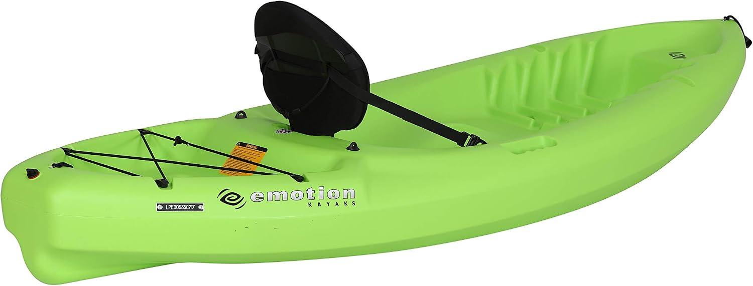 emotion 90245 Spitfire Sit-On-Top 8 Foot Kayak, Green