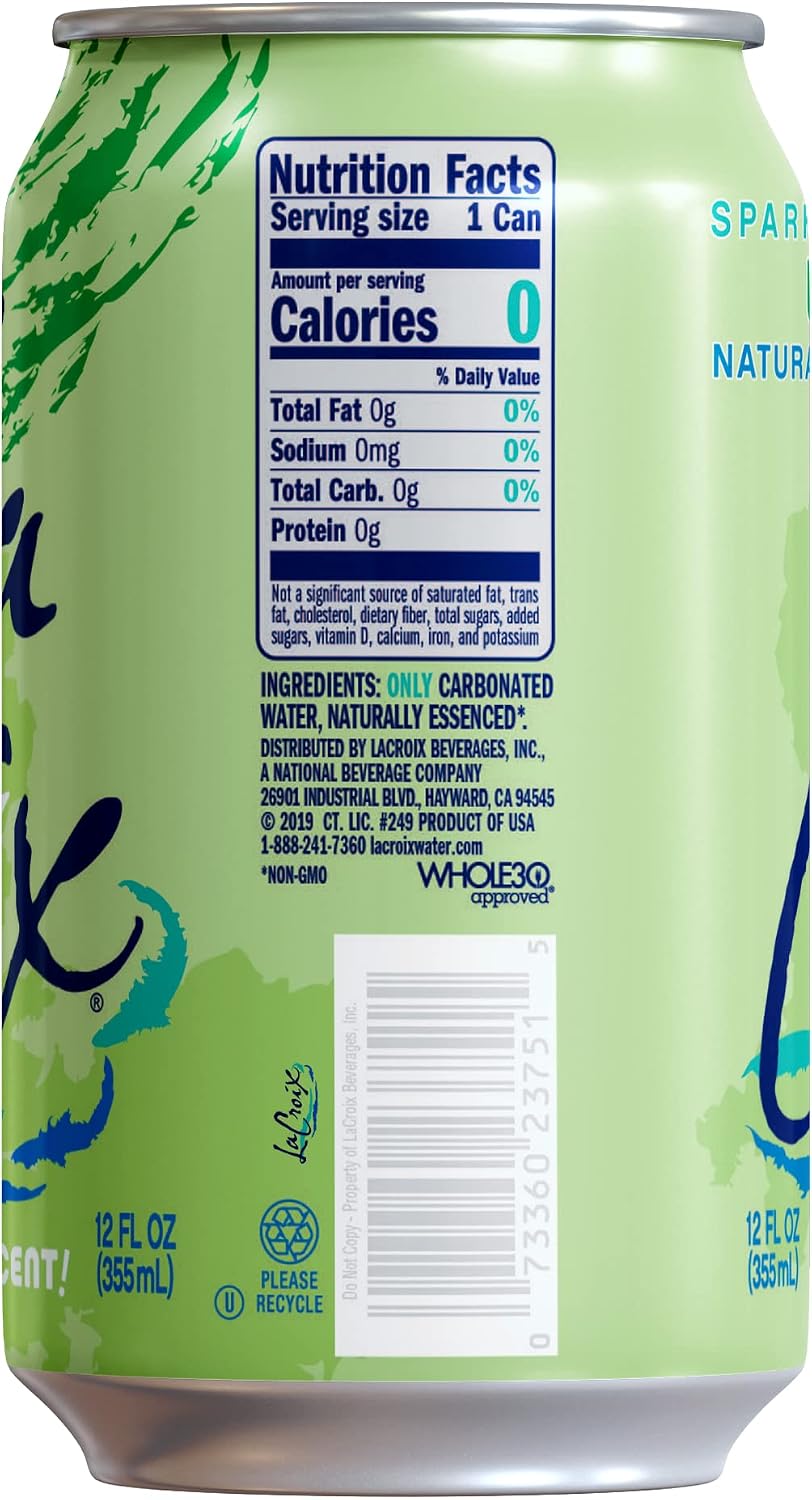 LaCroix Sparkling Water | Pineapple Coconut Flavor | 12-Pack | Naturally Essenced, Zero Calorie, Sodium Free | 12 Fl Oz Cans