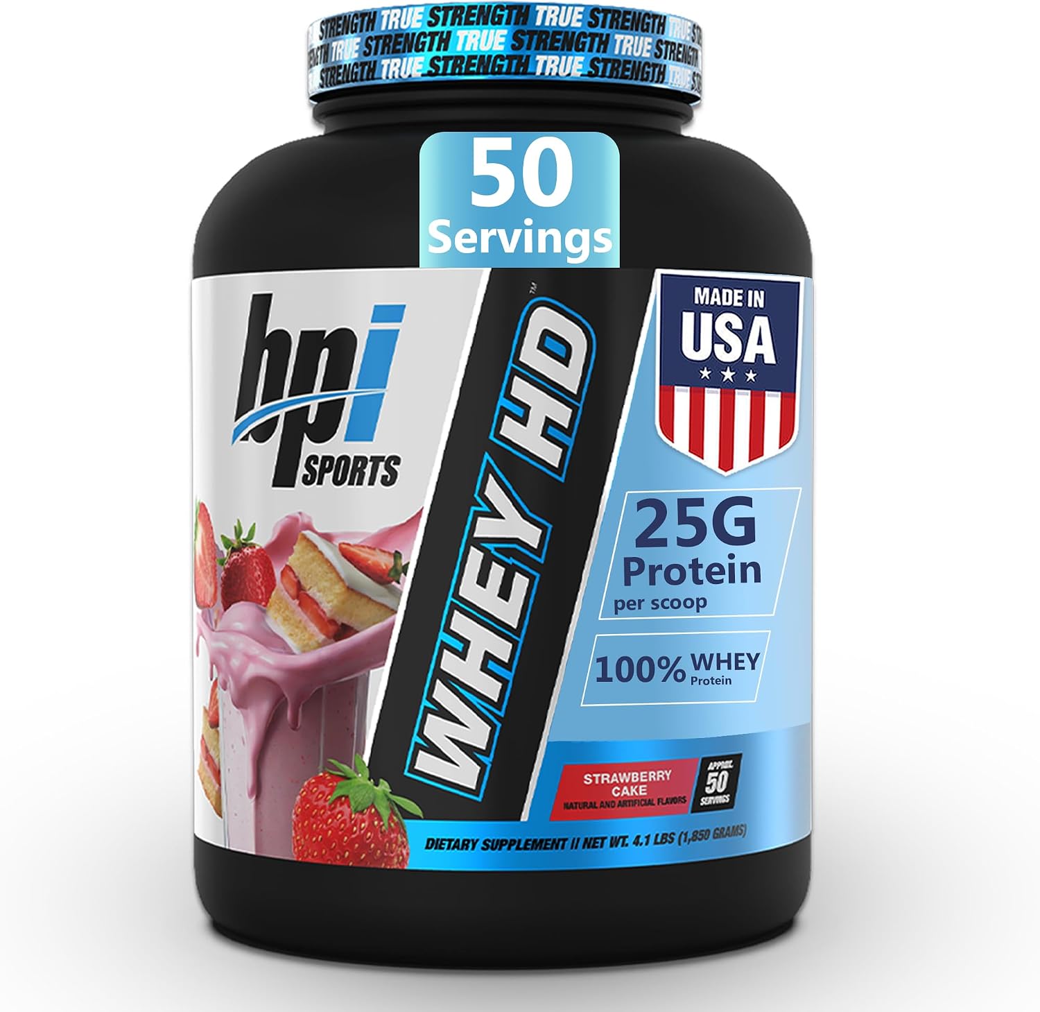 BPI Sports Whey HD Ultra Premium Protein Powder Isolate | Workout Whey Protein Powder For Men & Women for Muscle Gain | Milk Protein Concentrates | Chocolate Cookie/ Vanilla Caramel, 4.07 Pound