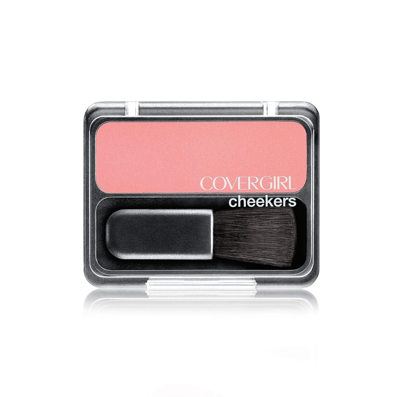 COVERGIRL Cheekers Blendable Powder Blush Pretty Peach, .12 oz (packaging may vary), 1 Count | .12 oz, 1 Count