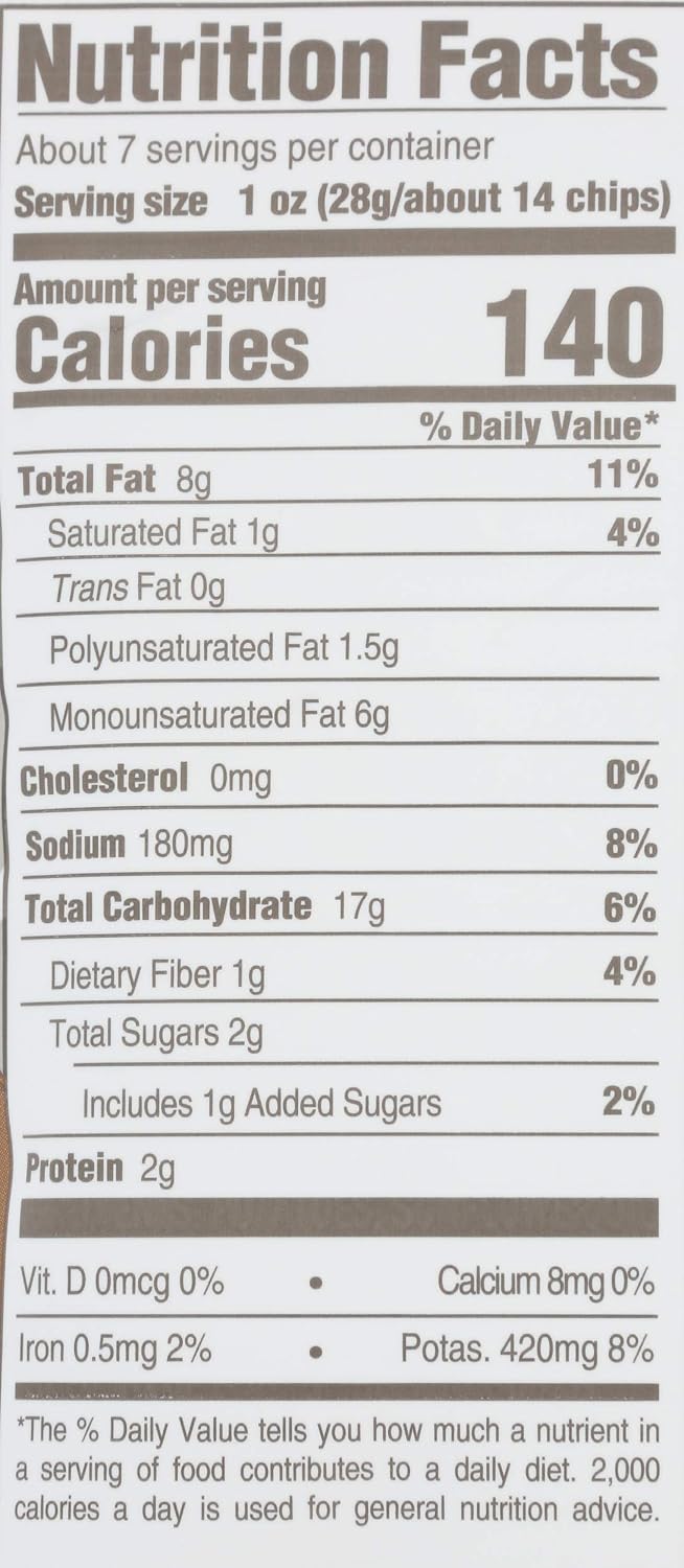 Boulder Canyon Avocado Oil Sea Salt Potato Chips 6 Count, 1.25 OZ