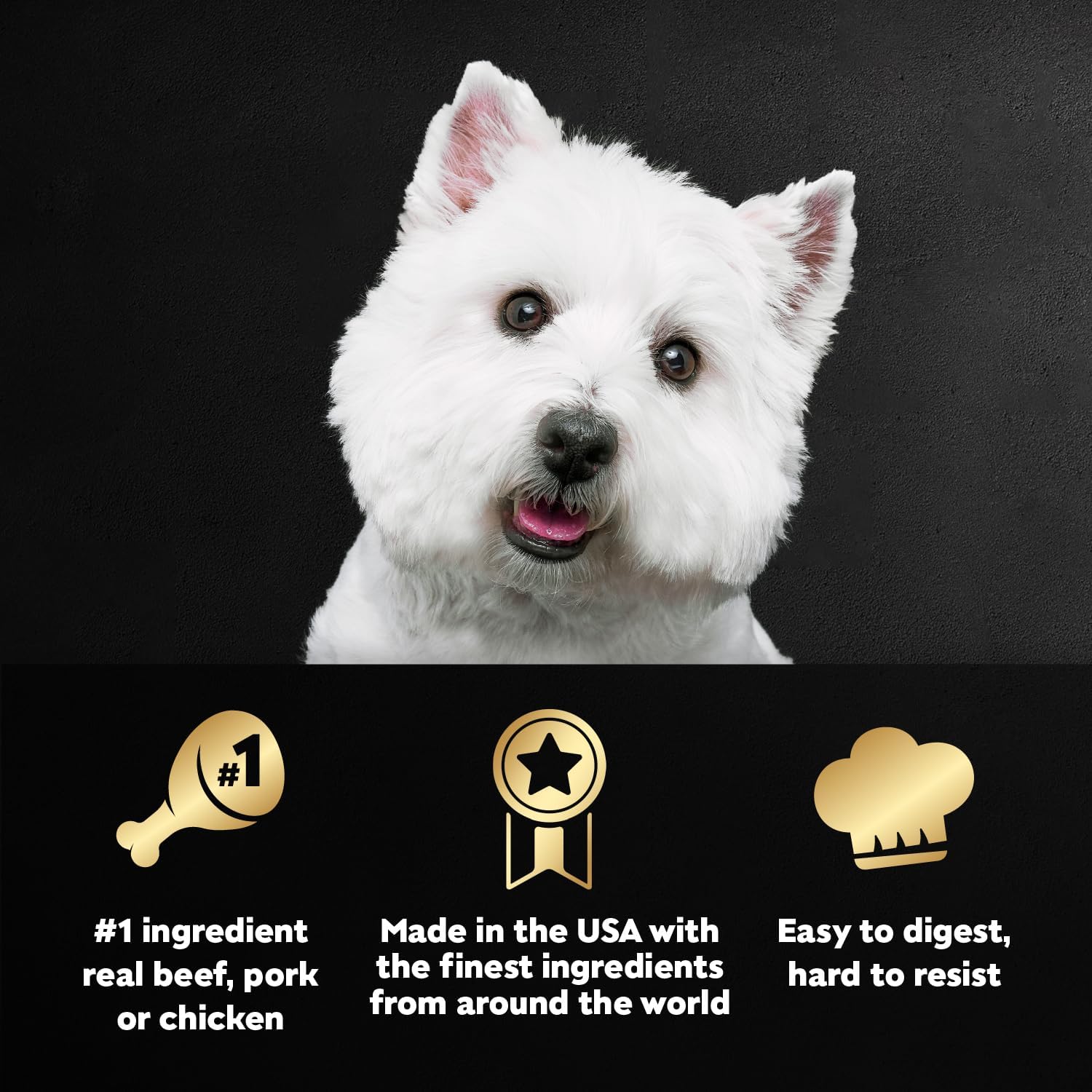Cesar Loaf & Topper Wet Dog Food, Chicken & Filet, 3.5 oz, 12 Count, 2-Pack | Real beef or chicken #1 ingredient, no fillers or added sugar, no artificial flavors, complete & balanced, easy peel trays