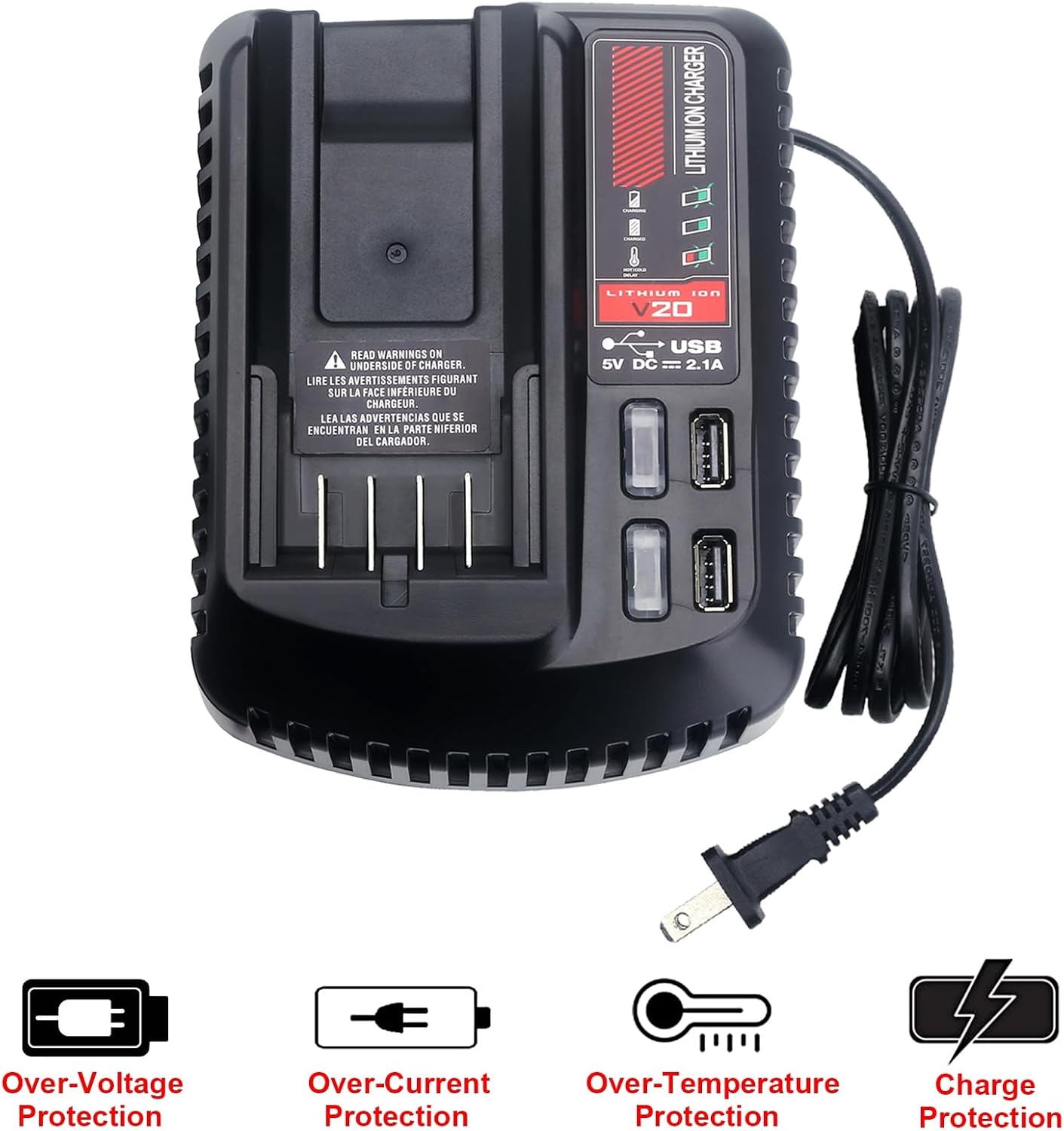 Elefly 20V CMCB202 Battery Compatible with Craftsman V20 Lithium Ion Battery CMCB202-2 CMCB201 CMCB204