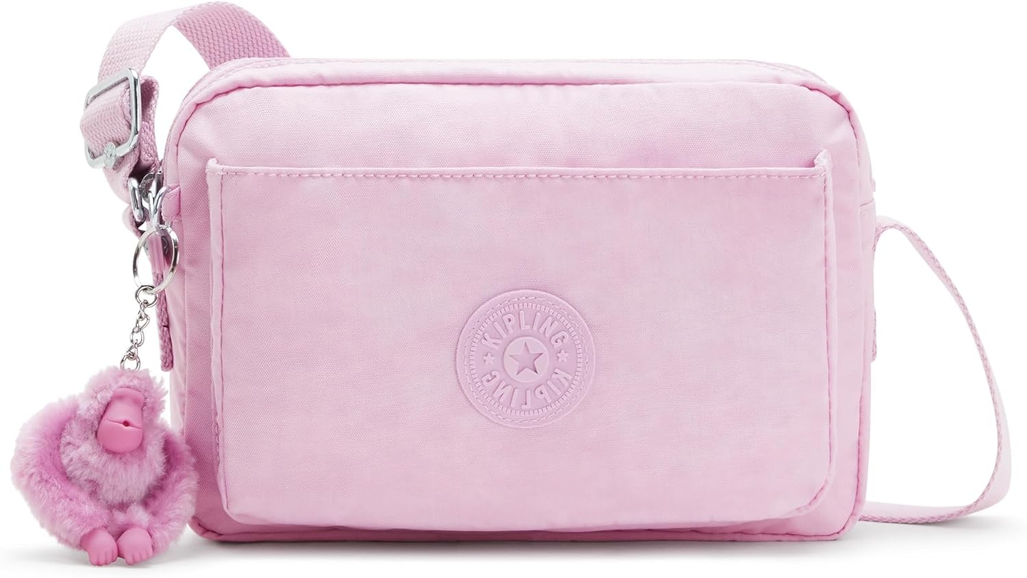 Kipling Women’s Abanu Medium Crossbody Bag, Lightweight, Adjustable Nylon Waist Pack with Multi-Compartment Zip Pockets