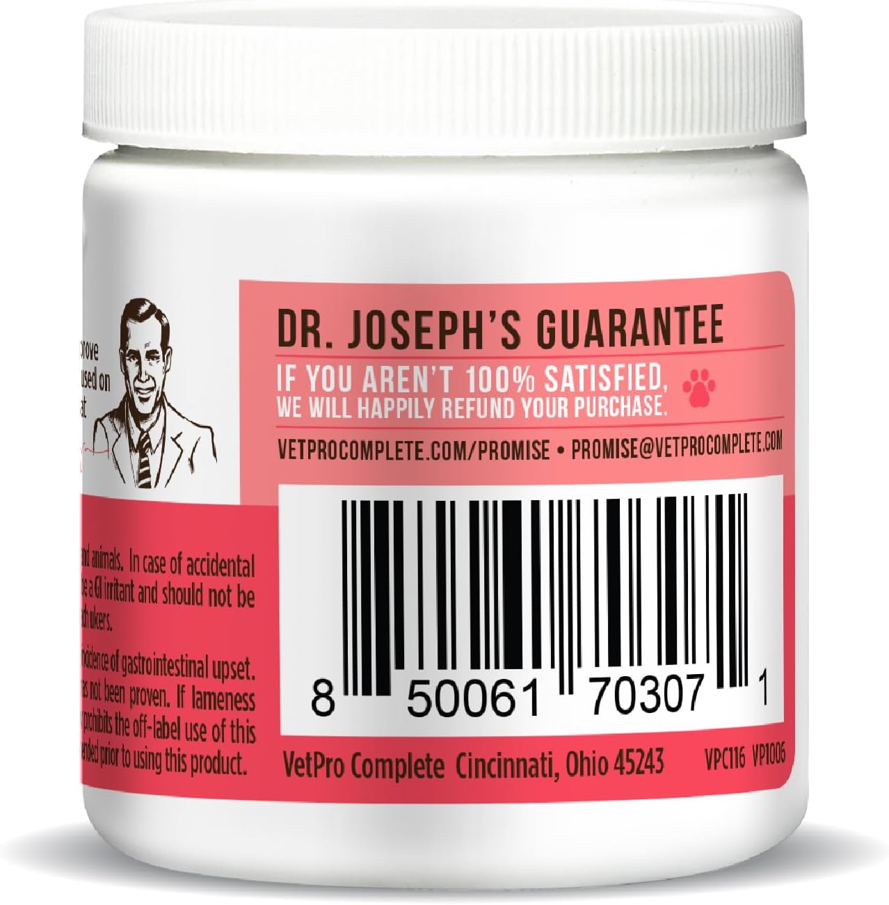 Dr. Joseph's VetPro Complete Multivitamin Dog Supplement, 120 Count (Large Dog 60 Day Supply), 5in1 Chew with Vitamins, Enzymes & Nutrients