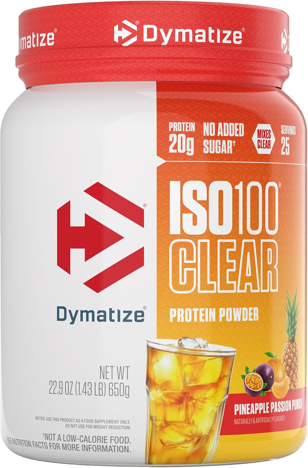 Dymatize ISO100 Protein Powder, 100% Whey Isolate, Gourmet Chocolate | 25g Protein, Hydrolyzed, Fast-Absorbing, Supports Muscle Health, 5.5g BCAAs, Gluten-Free, 76 Servings, 5 lb