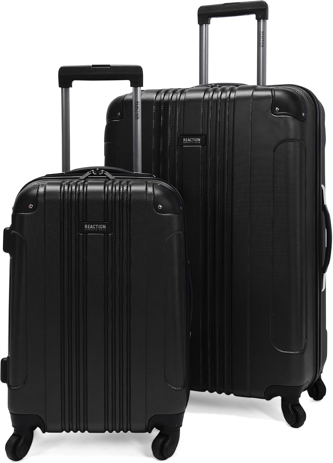 Kenneth Cole REACTION Out of Bounds Lightweight Hardshell 4-Wheel Spinner Luggage, Teal, 20-Inch Carry On