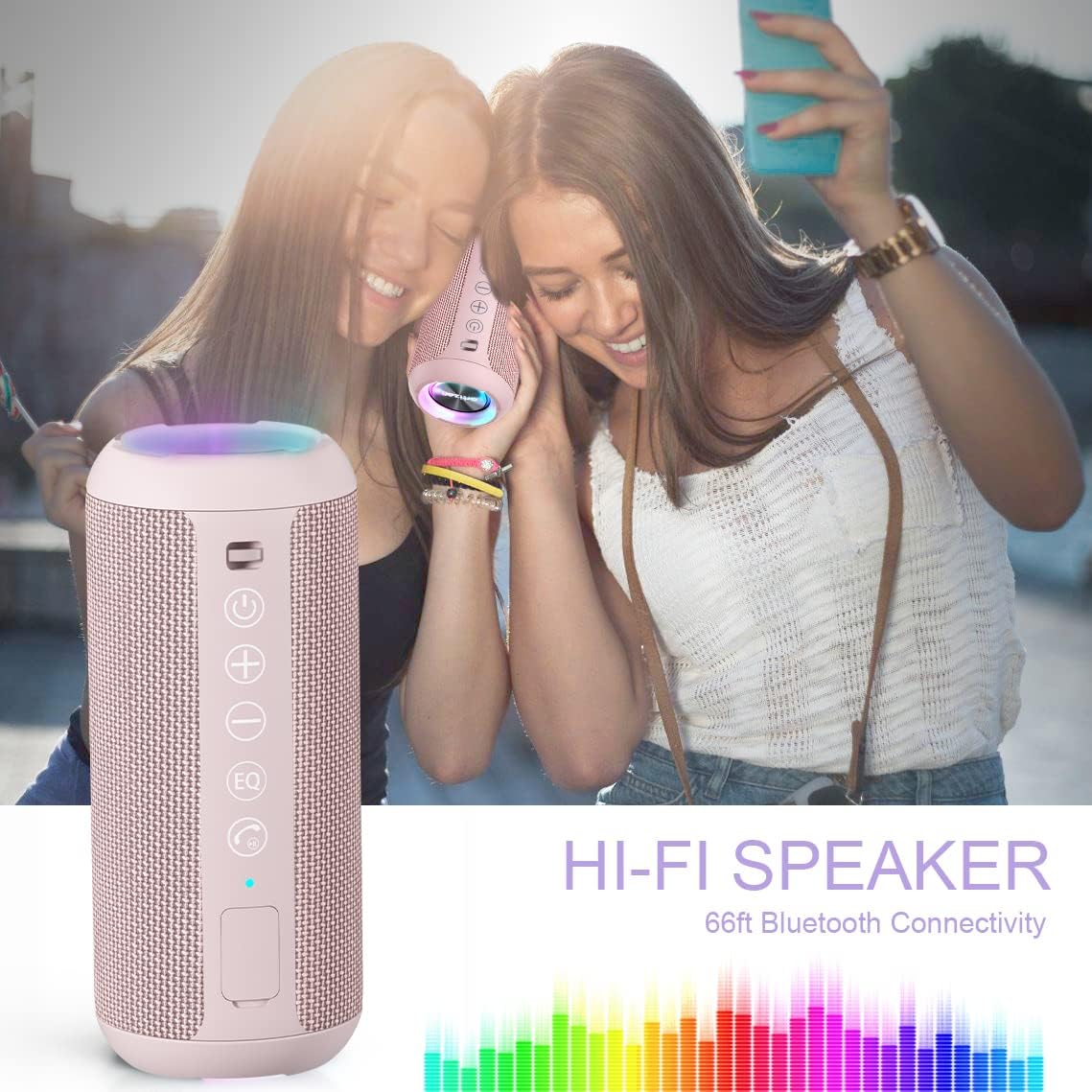 Ortizan X10 Portable Bluetooth Speaker (1st Gen), IPX7 Waterproof, Wireless
