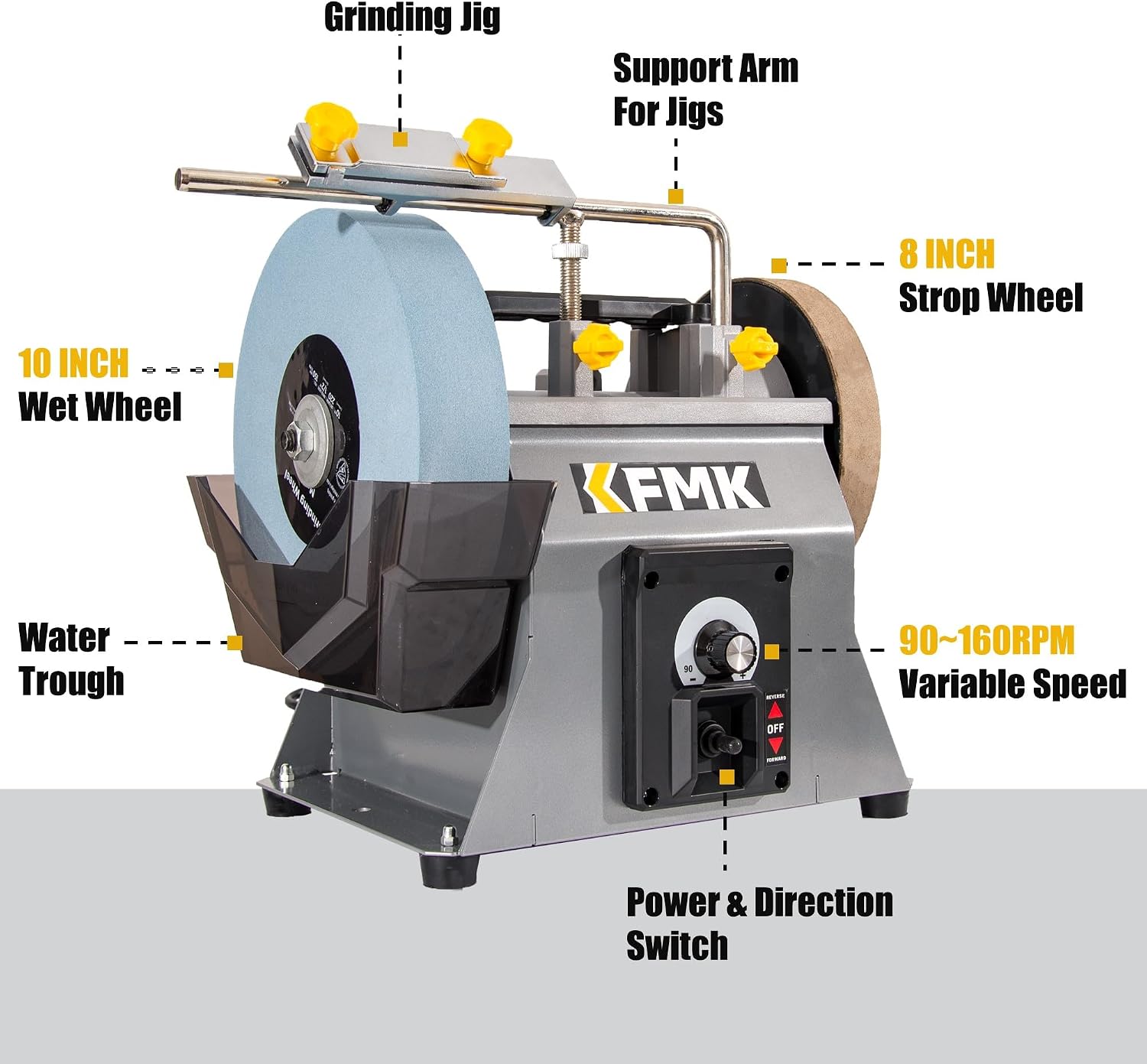2x42 in. Belt Sander & 6" Disc Sander Combo, 3.5Amp Bench & 1/2HP Belt Sander for Woodworking, Metalworking & Knife Making, Sharpening