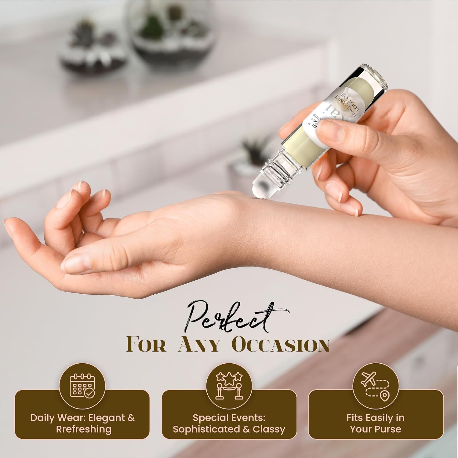 MOBETTER FRAGRANCE OILS' Our Impression of Kai Perfume (W) Body Oil 1/3 oz roll on Glass Bottle