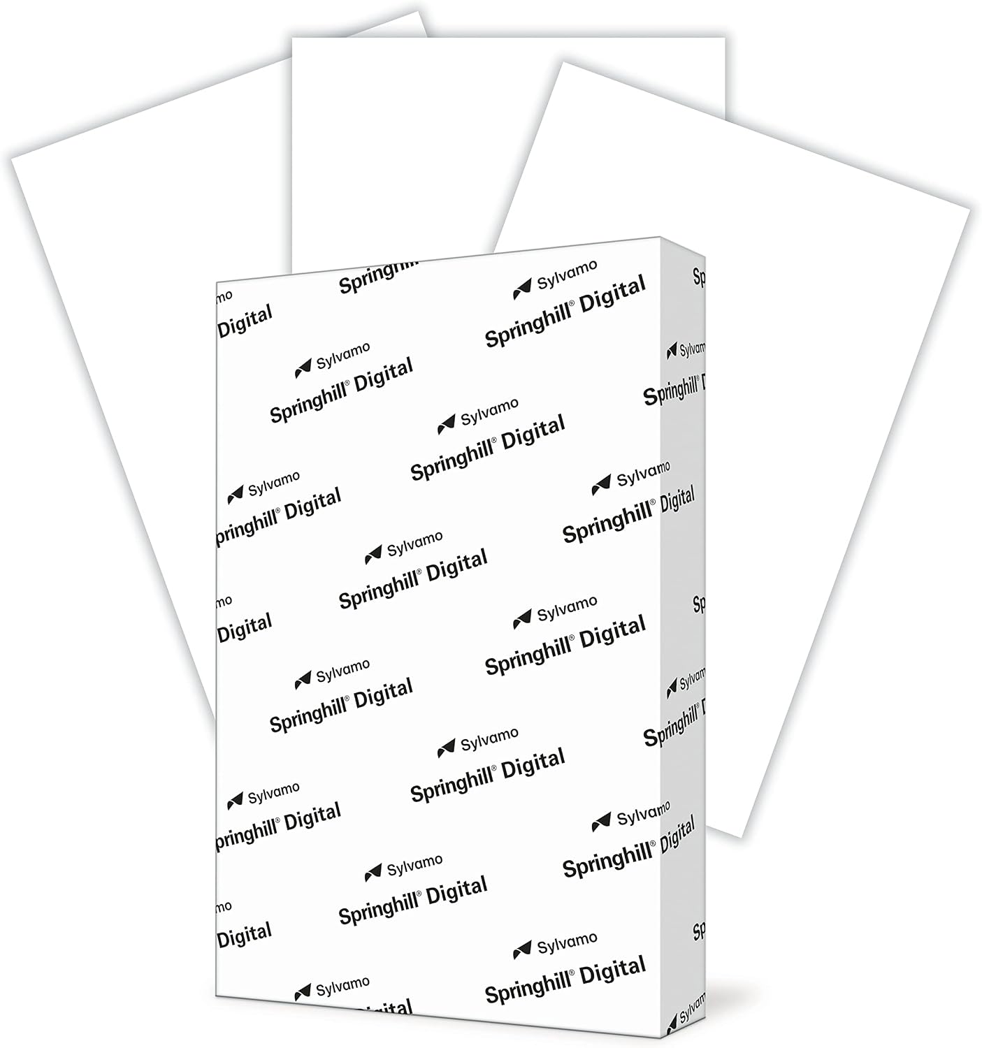 Springhill White 8.5” x 11” Cardstock Paper, 90lb, 163gsm, 250 Sheets (1 Ream) – Premium Lightweight Cardstock, Printer Paper with Smooth Finish for Greeting Cards, Flyers, Scrapbooking – 015101R