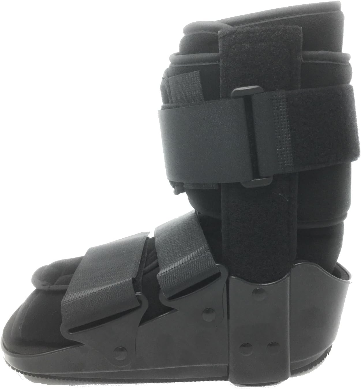 OTC Walker Boot Delux Short Low Top Leg Cast, Black, X-Small