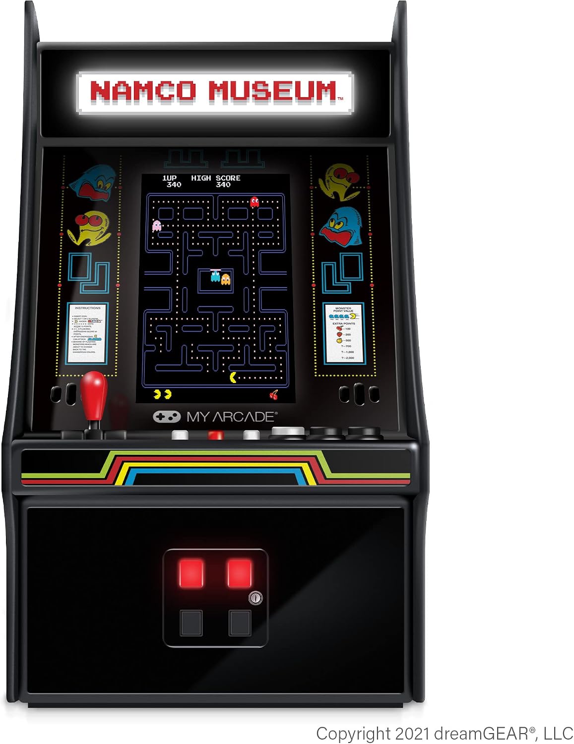 My Arcade Mini Player 10 Inch Arcade Machine Bandai Namco Museum