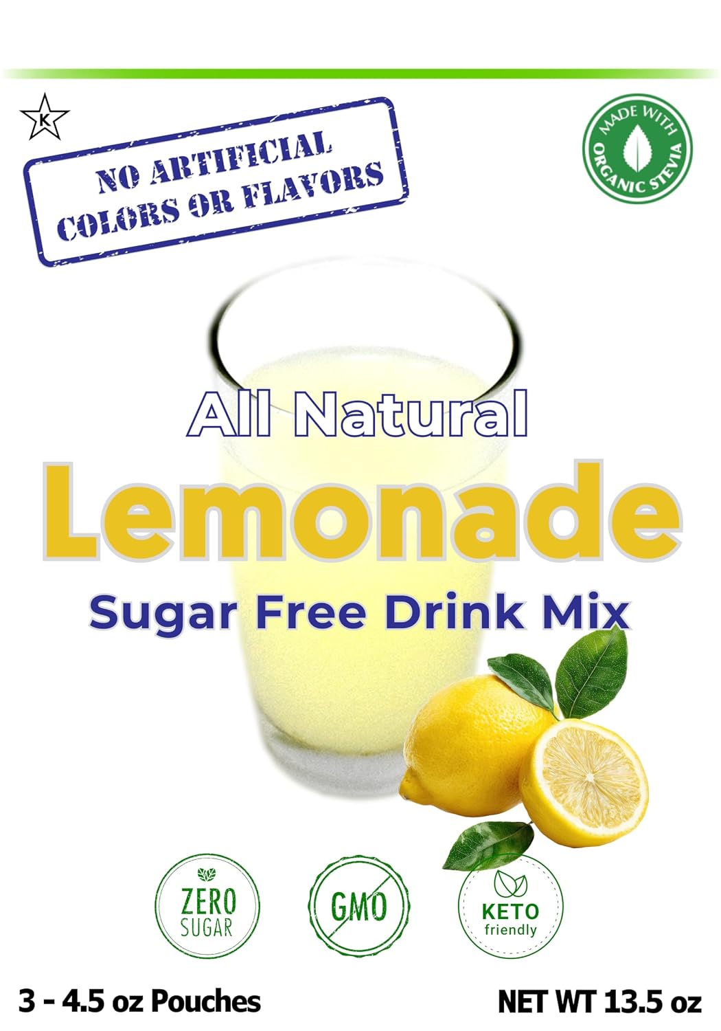 GramZero Raspberry Blush, Sugar Free Drink Mix, Pitcher Pack, Great For Nutrition Club Loaded Tea, Zero Calorie, Stevia Sweetened