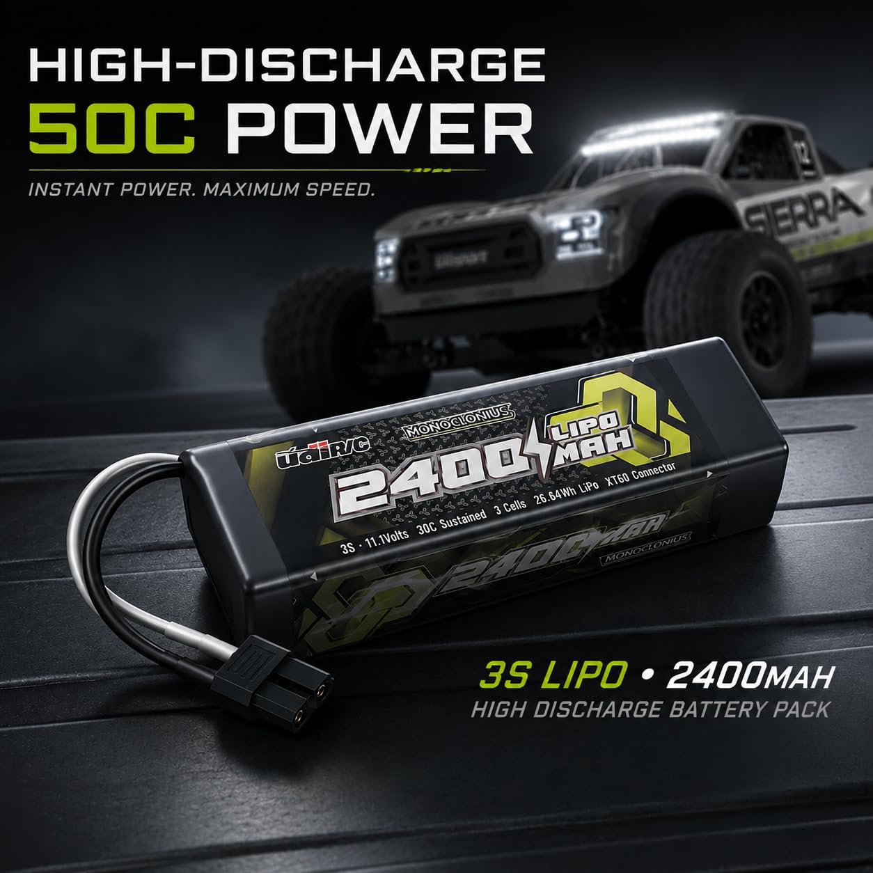 UDIRC 1203PRO 1/12 RC Short Course Truck, 50MPH 3S Brushless Fast RC Car with Gyro and Center Diff for Adults, 4WD All Terrain Desert Truck RTR