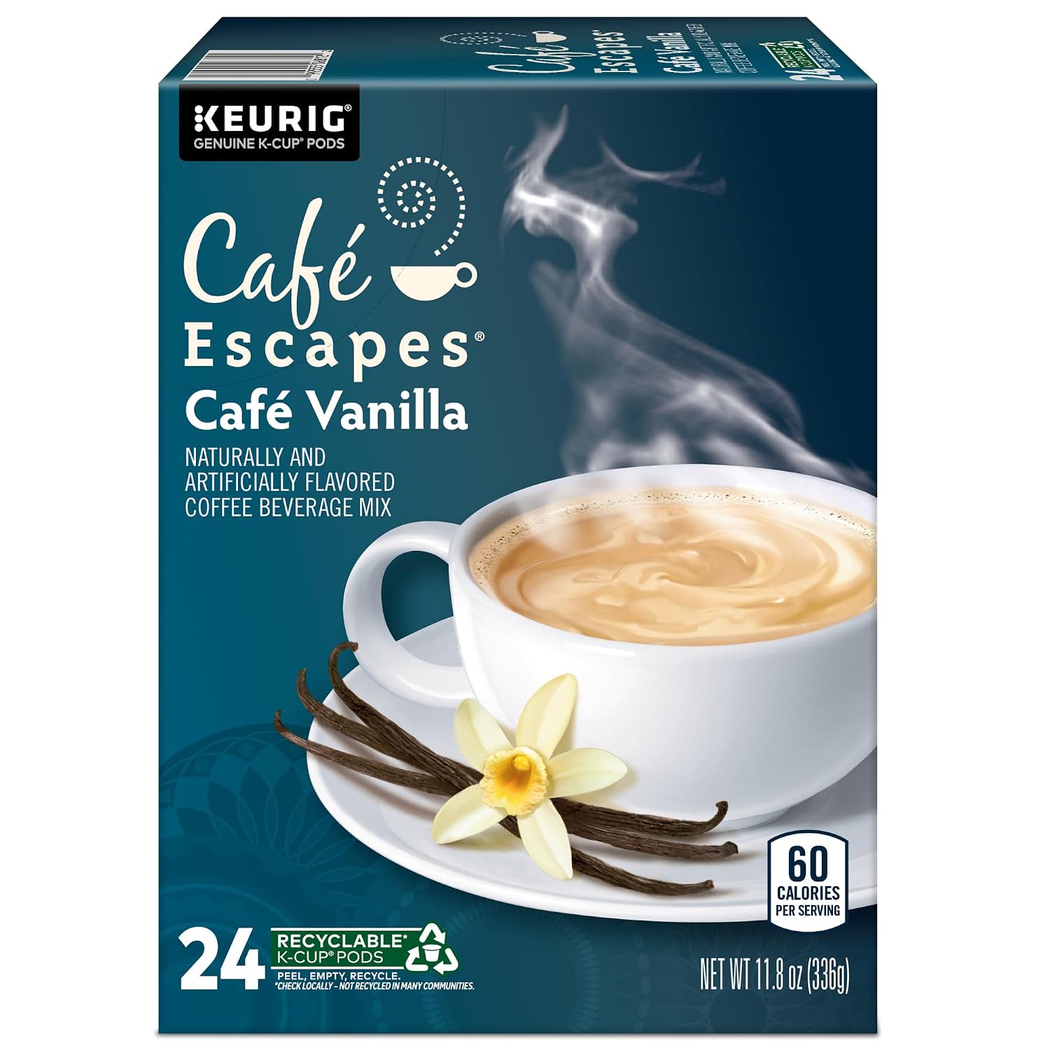 Cafe Escapes Milk Chocolate Hot Cocoa Keurig Single-Serve K-Cup Pods, 96 Count