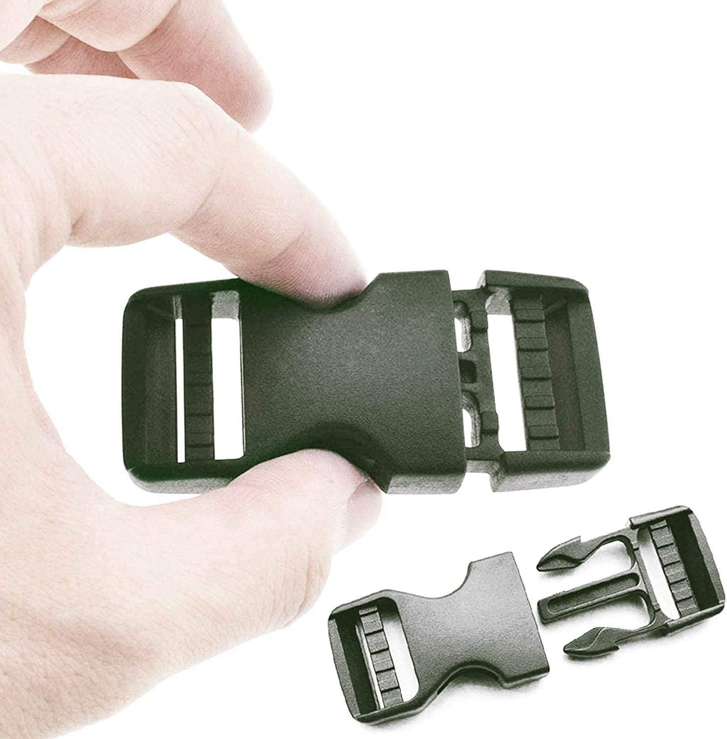 Buckle 1" Wide Inside, Quick Side Release Buckle for 1 inch/25mm Webbing Straps