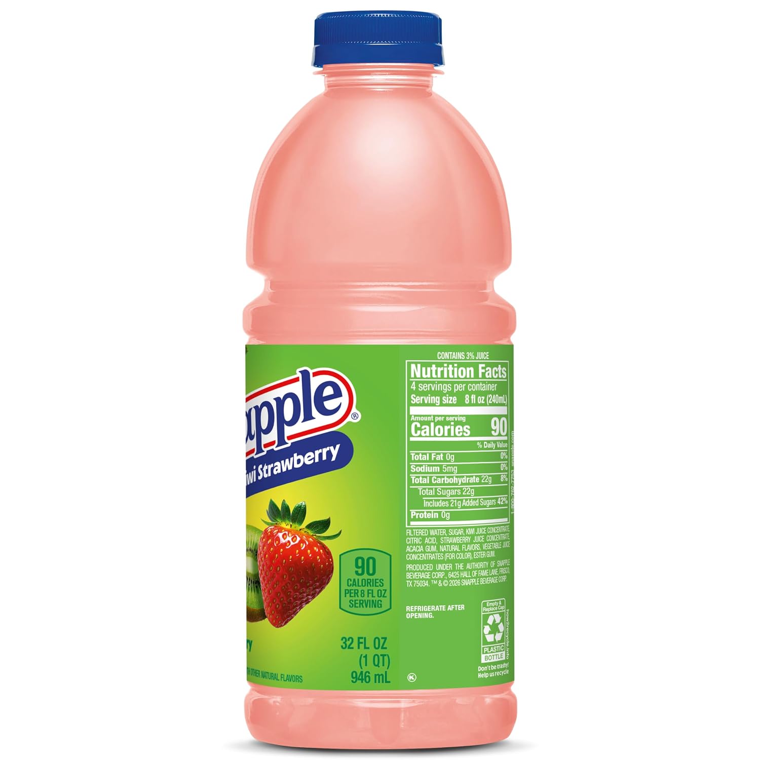 Snapple, Mango, , 16 Fl Oz