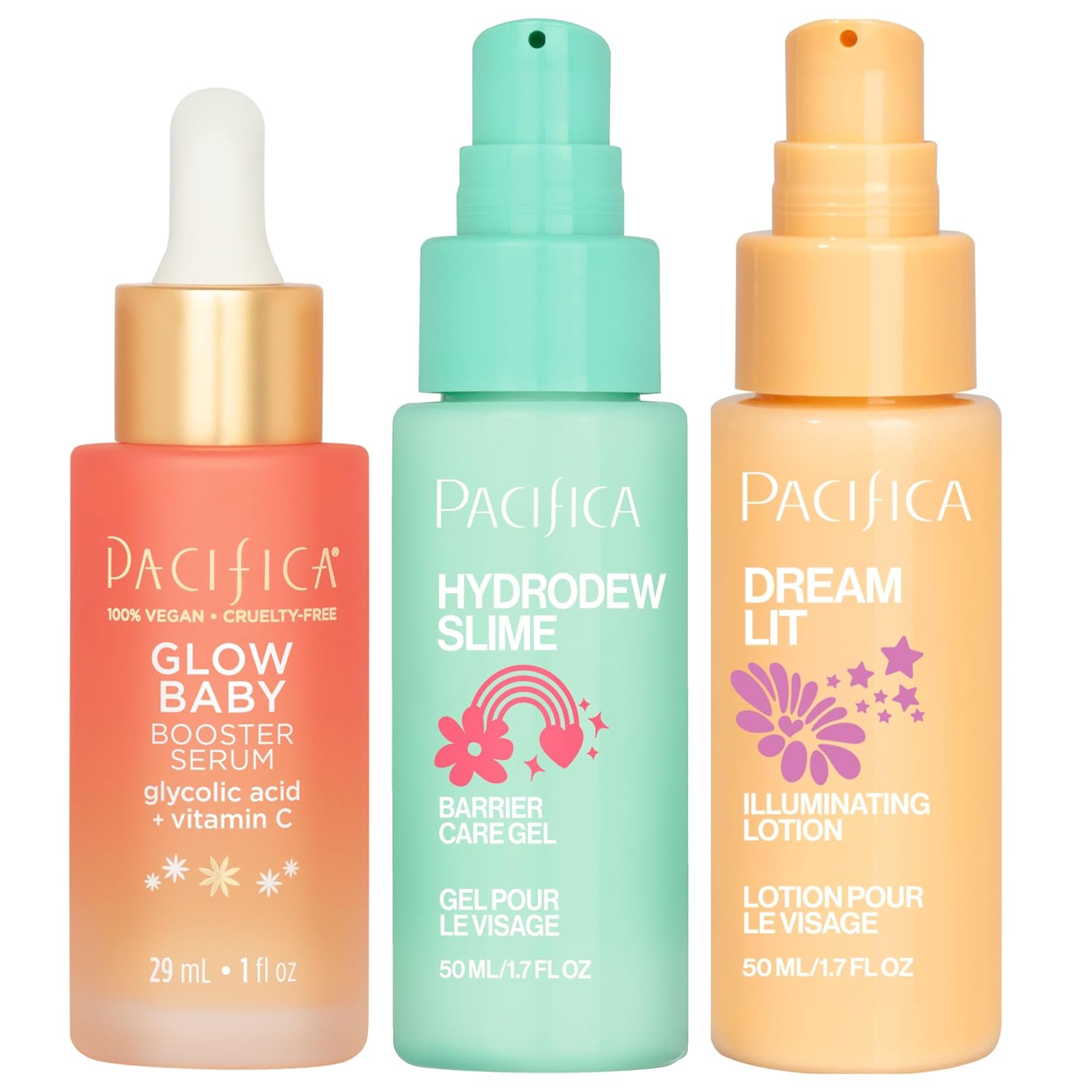Pacifica Vitamin C Serum for Face – Glow Baby Brightening Facial Serum with Glycolic Acid – Vitamin C Booster Skin Care, Dark Spot Corrector, Vegan Skincare for Glowing Skin, Dermatologist Tested