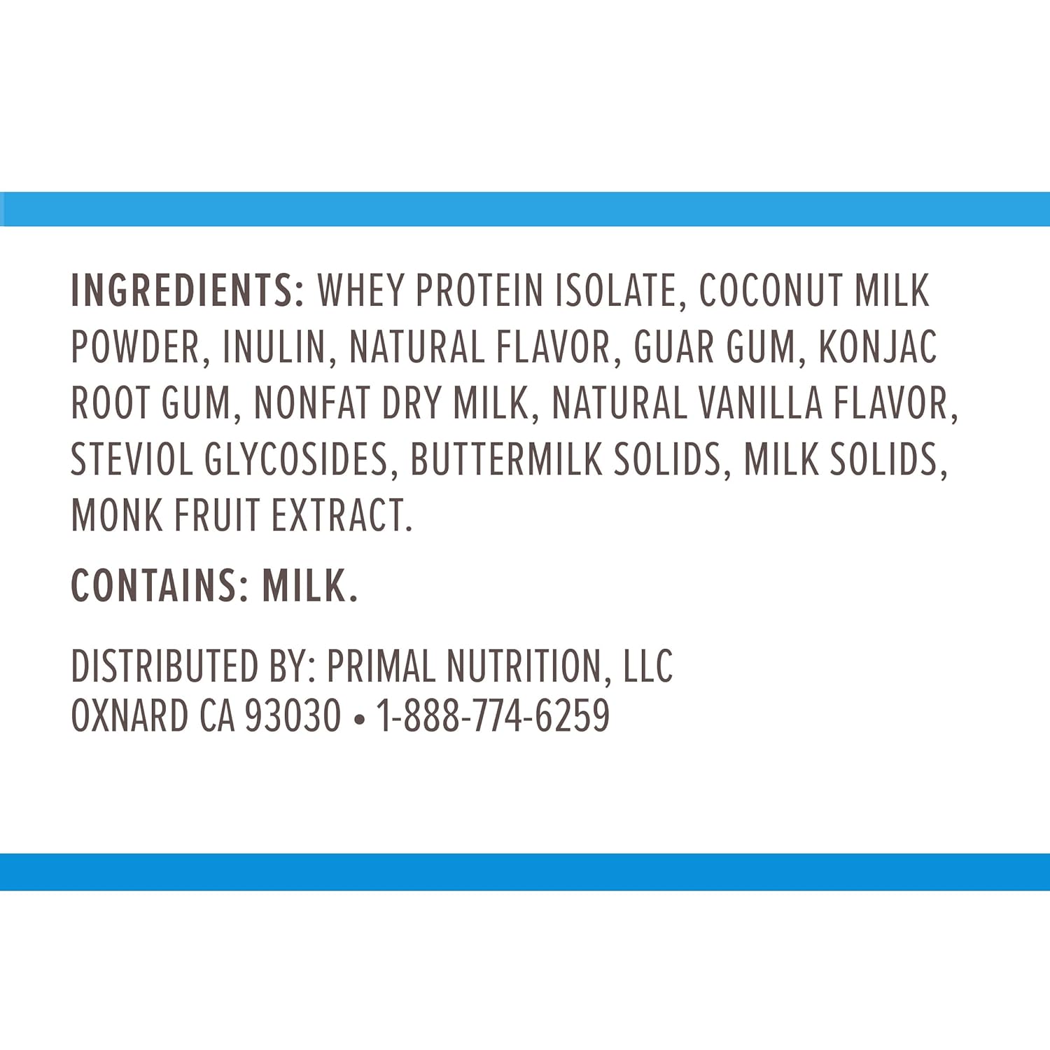 Primal Kitchen Primal Fuel Chocolate Coconut Whey Protein Powder, Gluten and Soy Free, 1.94 Pounds