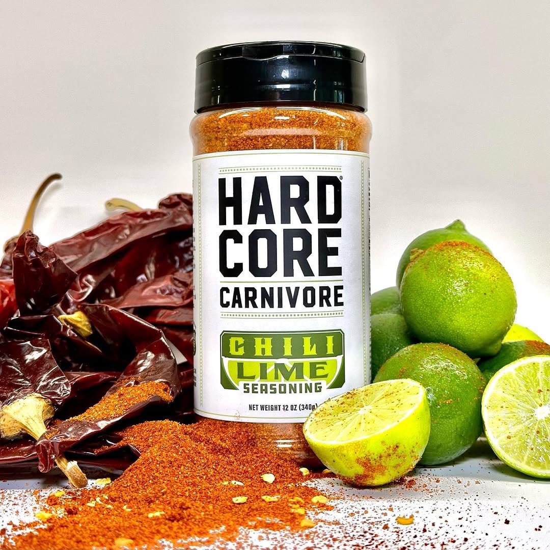 Hardcore Carnivore Black | All-Purpose Beef Seasoning Rub, 13oz Shaker