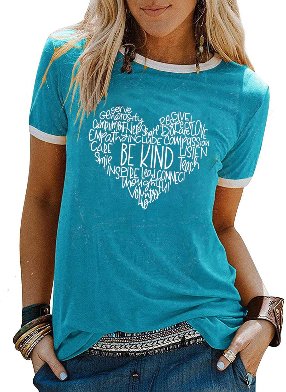 YEXIPO Graphic Tees for Women Short Sleeve Summer Tops Casual Cute T Shirts
