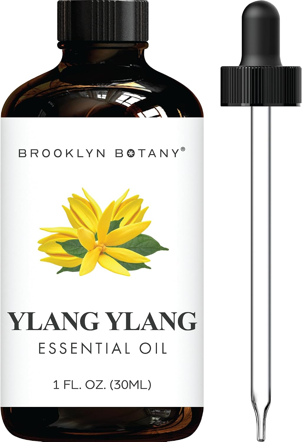 Brooklyn Botany Peppermint Essential Oil - Huge 4 Fl Oz - 100% Pure and Natural - Premium Grade with Dropper - for Aromatherapy and Diffuser