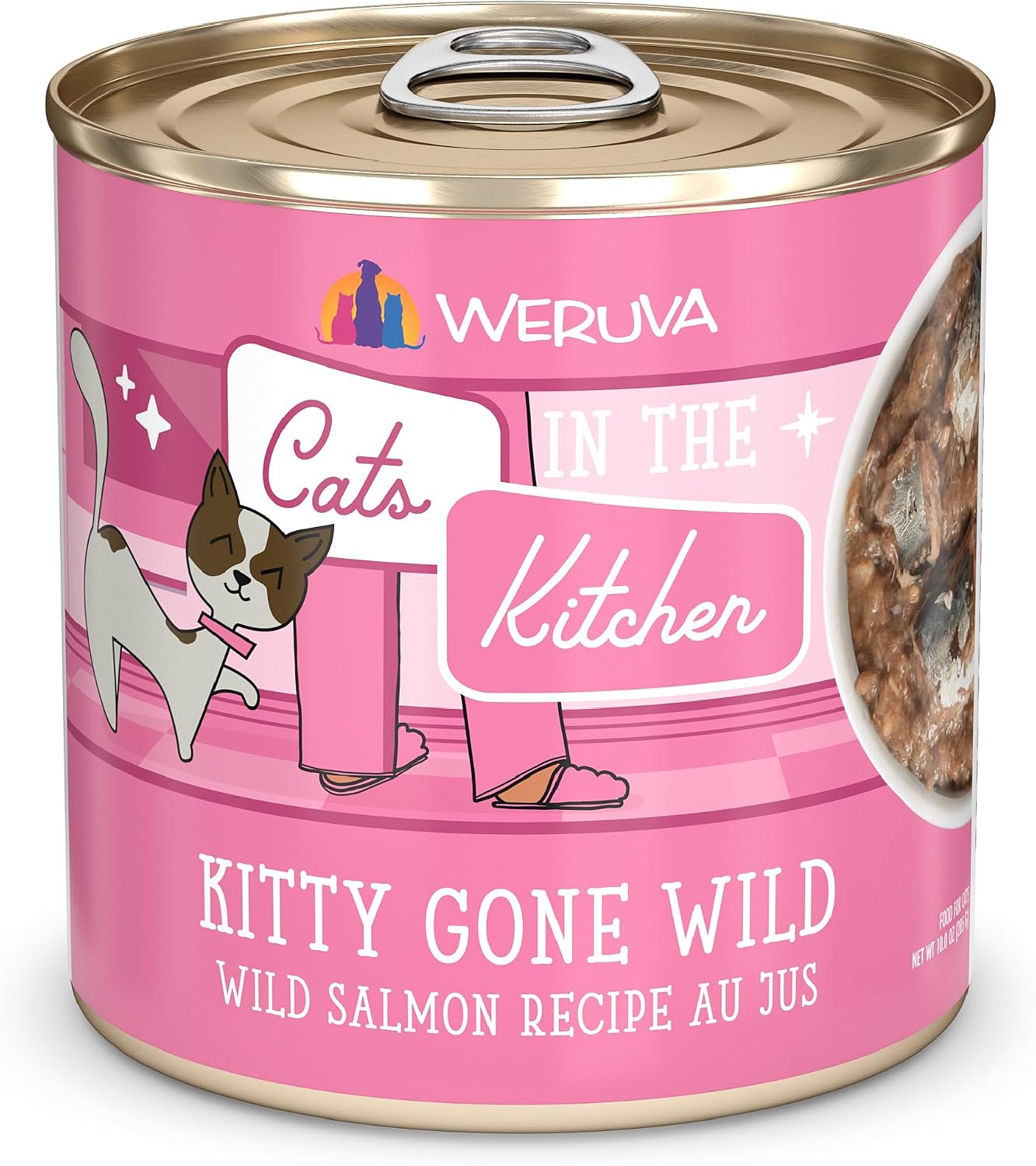 Weruva Cats in the Kitchen, Kitchen Cuties Variety Pack, Wet Cat Food, 3.2oz Can (Pack of 12)