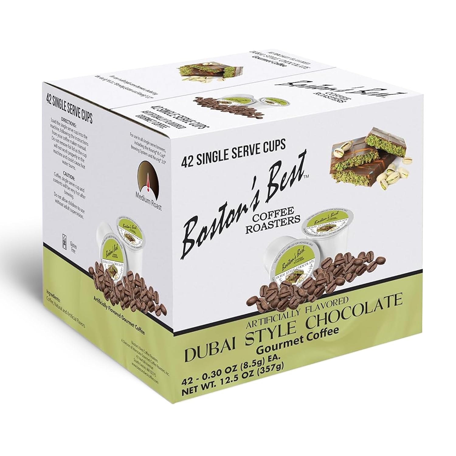 Boston’s Best - Aloha Coconut Flavored Delicious Gourmet Coffee Compatible with Keurig Coffee Maker, 1 Count (42 Single Serve Cups)