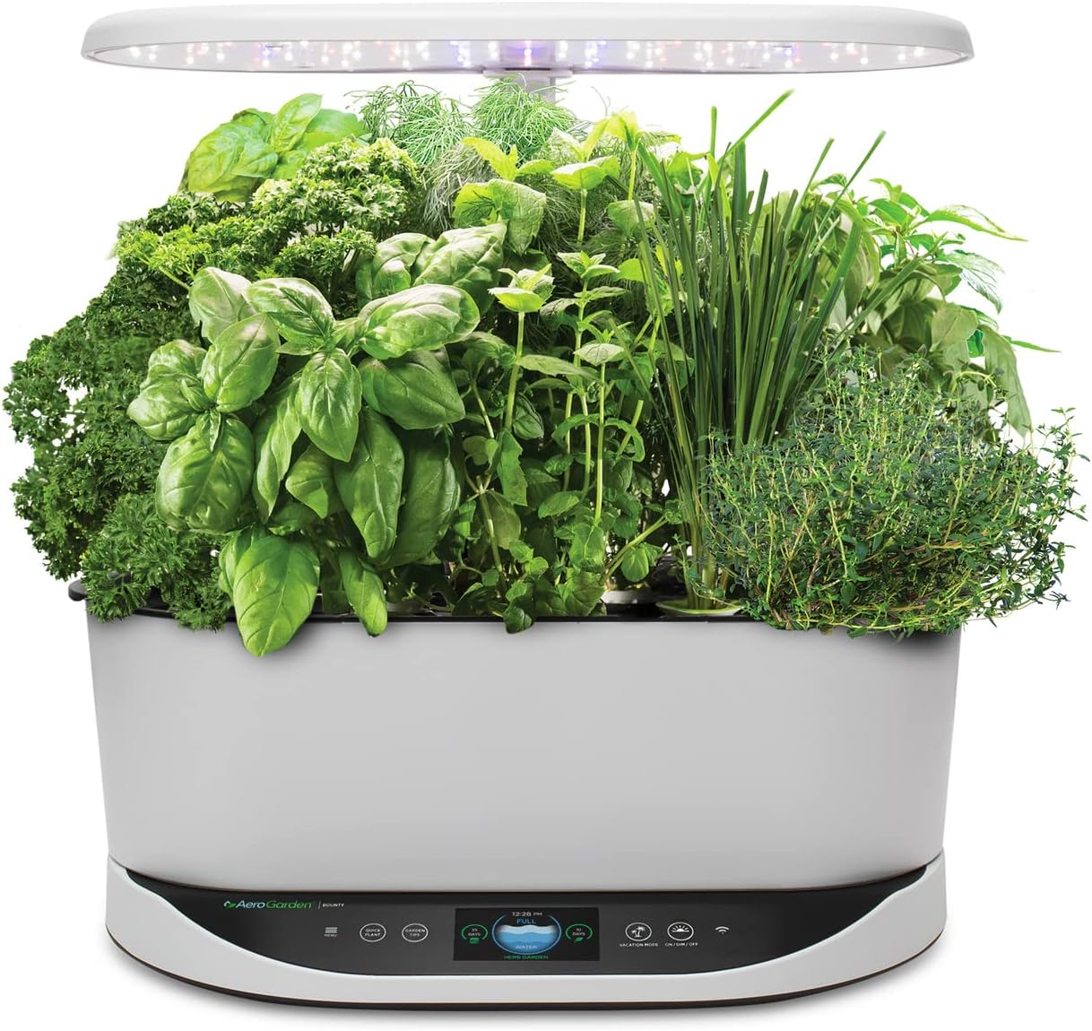 AeroGarden Bounty, Black | Indoor Garden with LED Grow Light, WiFi and Alexa Compatible