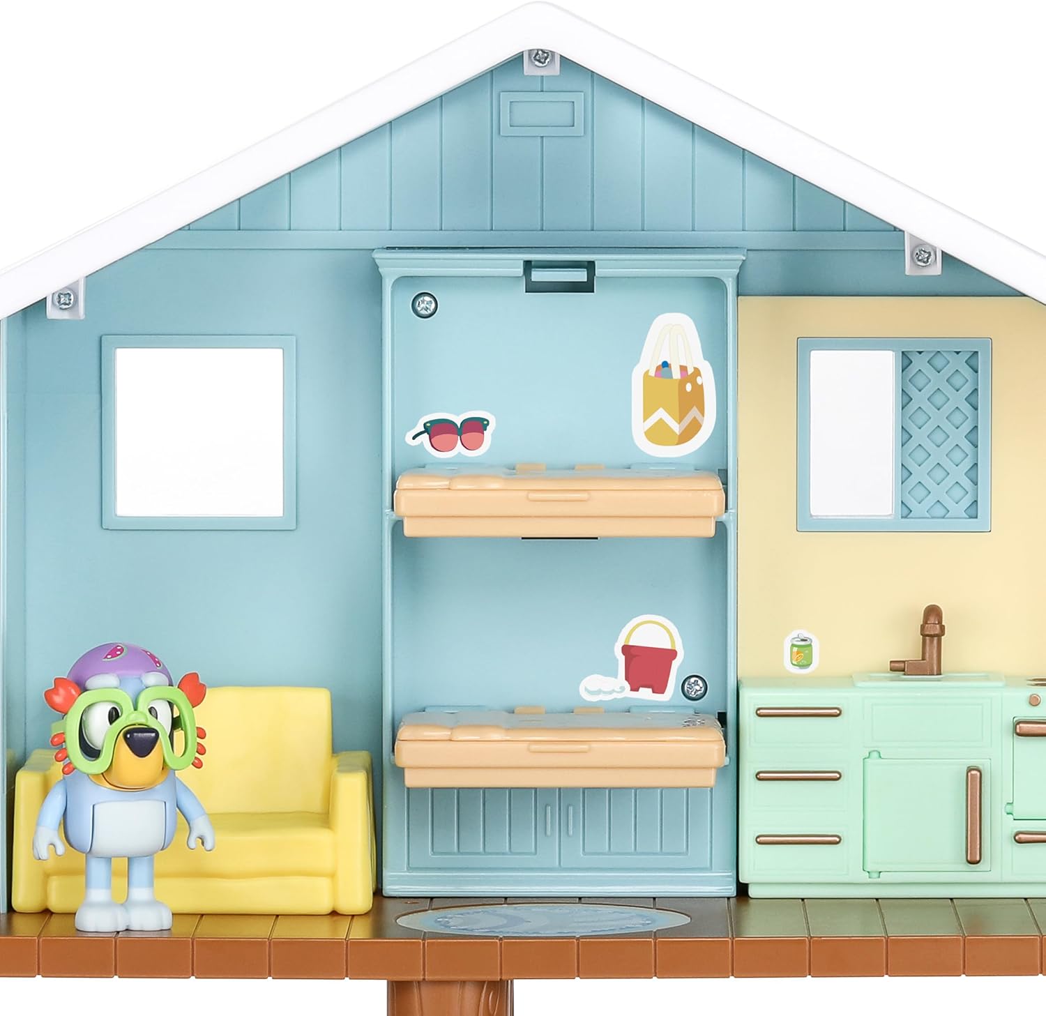 Bluey Toy House Mega Bundle, Family Home & BBQ Playhouse, Ages 3-5