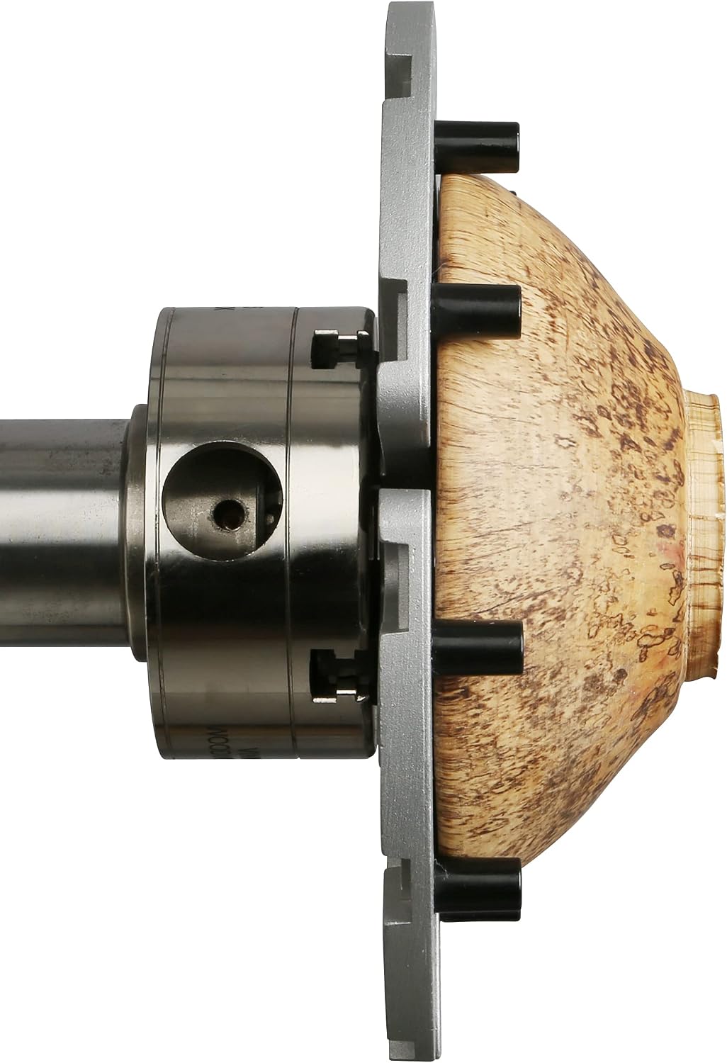 4INCH 4-Jaw Self-Centering Wood Lathe Chuck, 2" Round Jaw Mounted, 1"x8TPI thread & 3/4"x16TPI Adapter, T Allen Wrench, Screw Chuck, SCR4-4