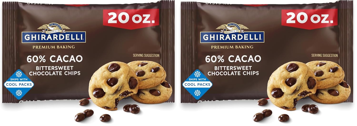Ghirardelli, Baking Chips Semi Sweet, 12 Ounce