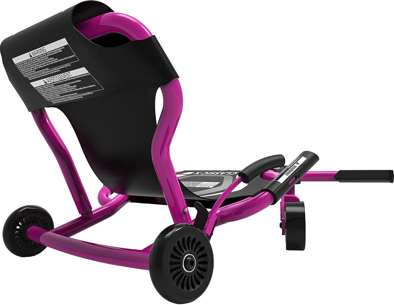 EzyRoller Classic X Ride On Toy for Kids, Ages 3-12, Up to 154 lbs - Black