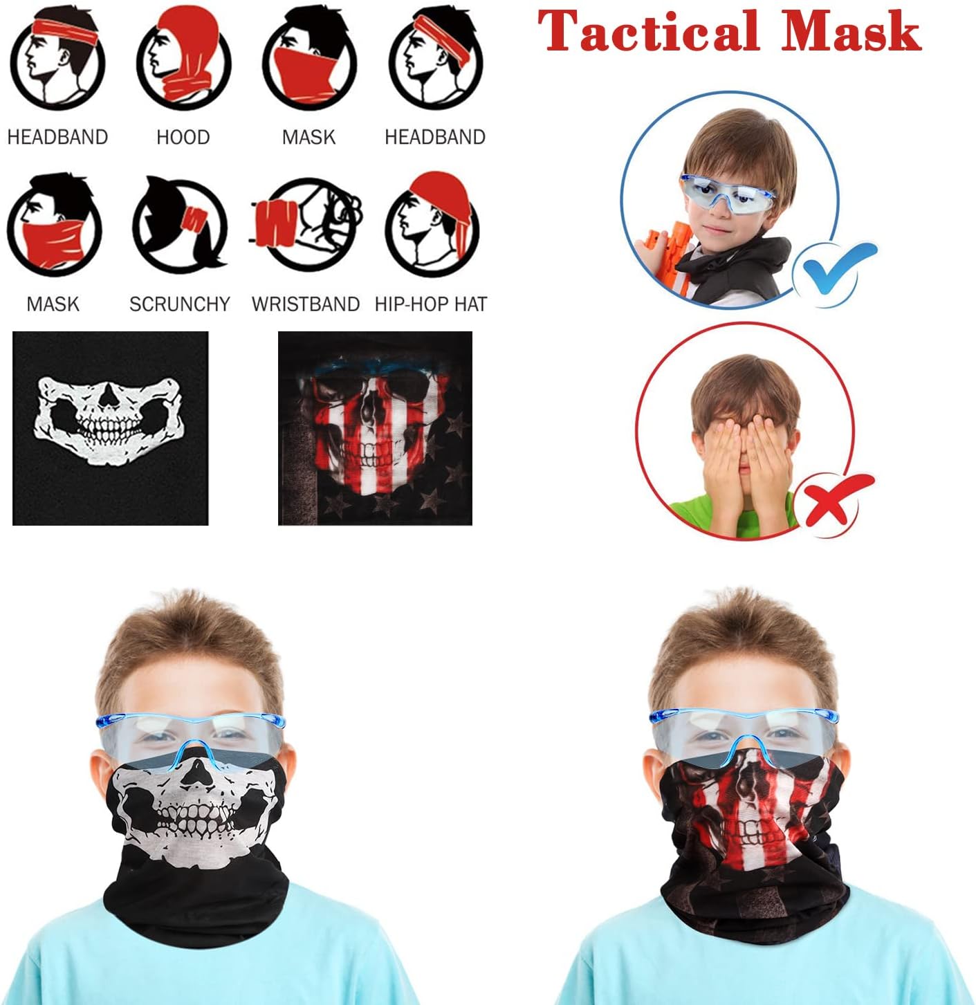 Taiker Compatible with Nerf Vest Kit, 2 Pack Tactical Vest | for Nerf Gun, N-Strike Elite Jacket for Boys, Girls