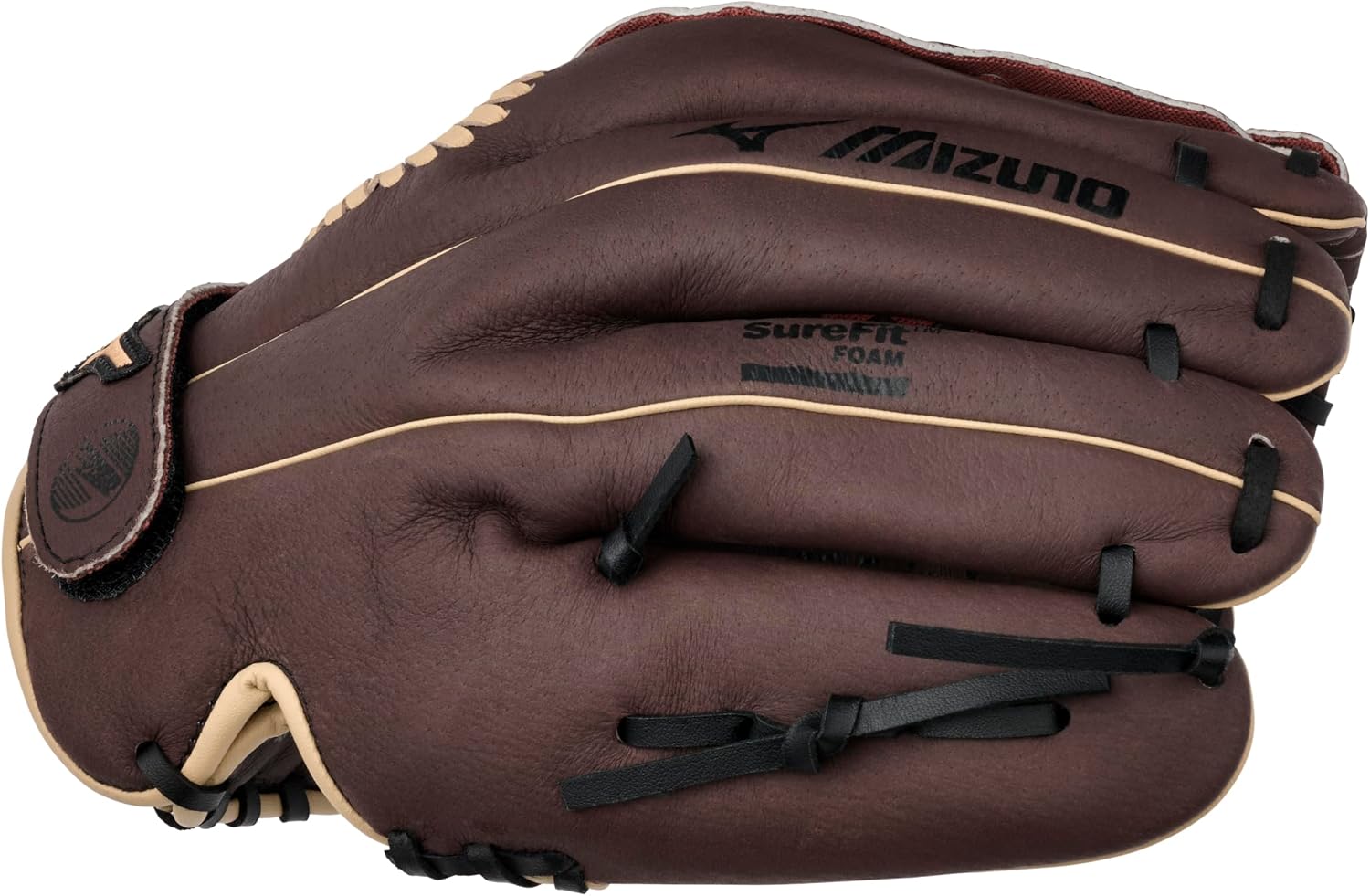 Mizuno Prospect PowerClose Youth Baseball Glove Series I V-Flex Notch I Parashock Palm Pad I Buttersoft Palm Liner